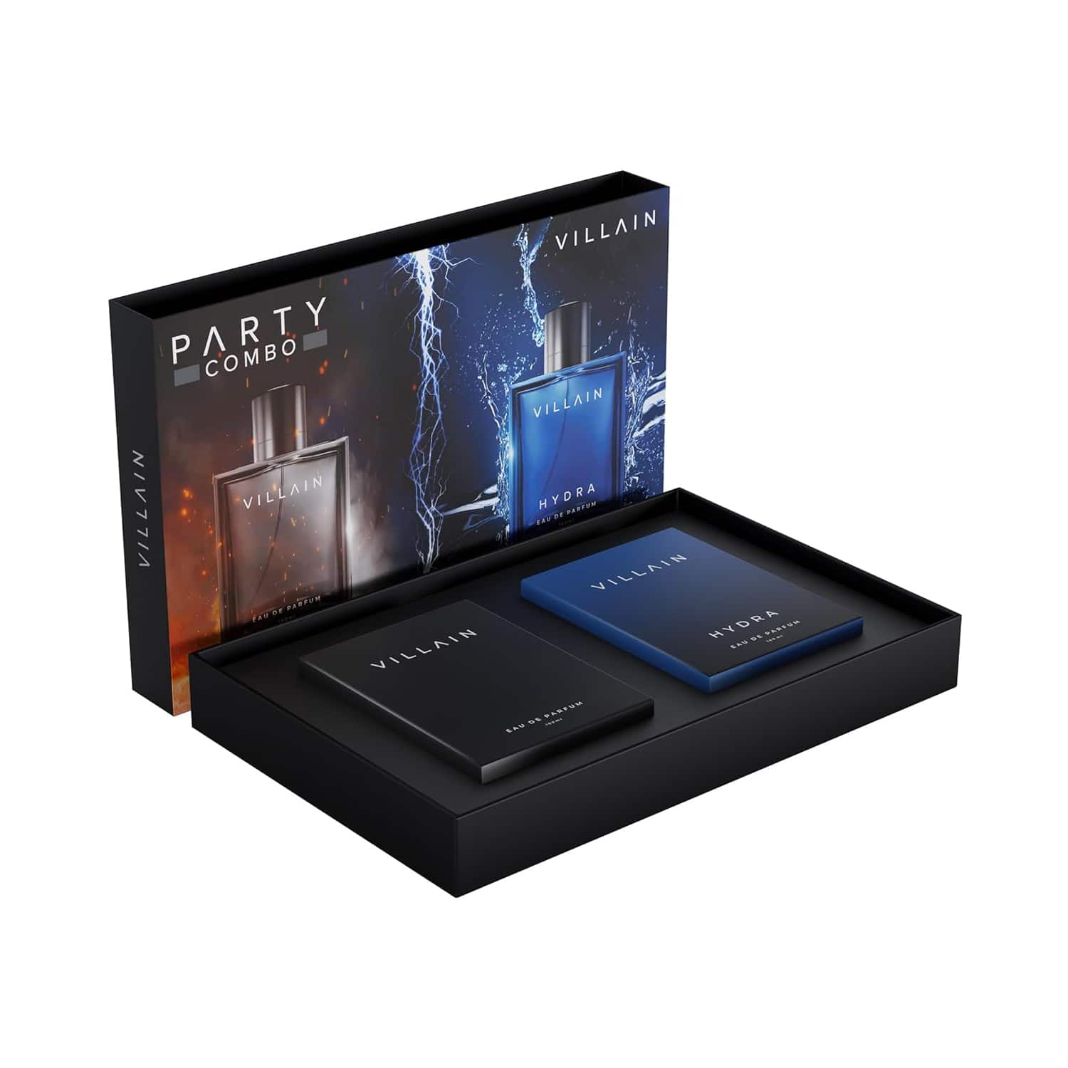VILLAIN | Villain Luxury Villain Party Combo Pack of 2 Premium Long Lasting Perfume for Men (200 ml)