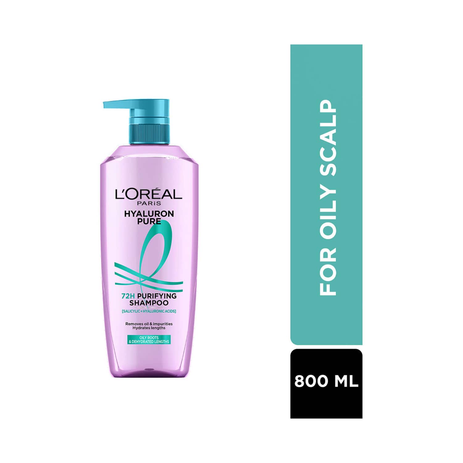 L'Oreal Paris | L'Oreal Paris Hyaluron Pure 72H Purifying Shampoo (800 ml)