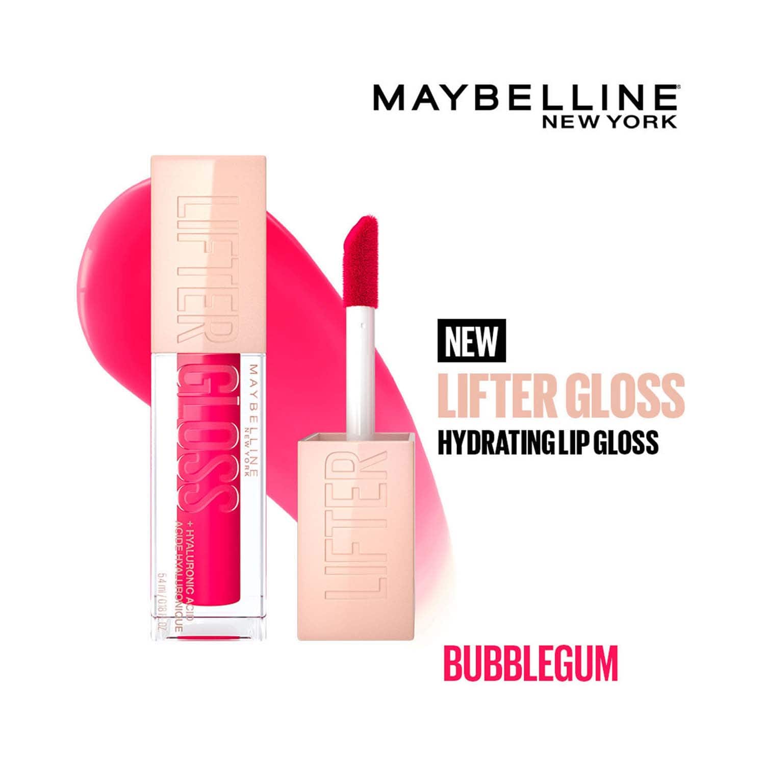 Maybelline New York | Maybelline New York Lifter Gloss Hydrating Lip Gloss - Bubblegum (5.4 ml)