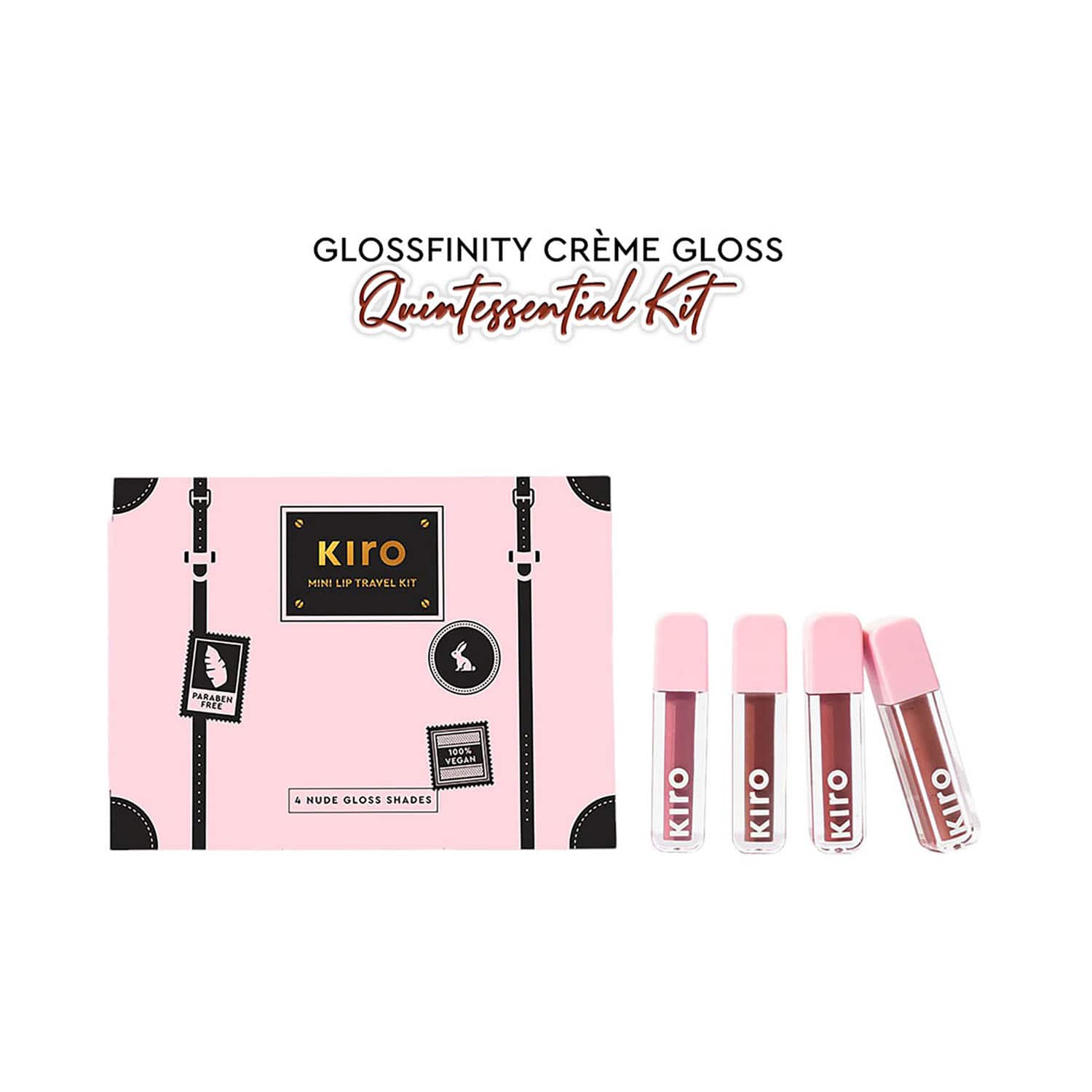 KIRO | KIRO Glossfinity Creme Gloss Minis - Quintessential Kit (4 pcs)