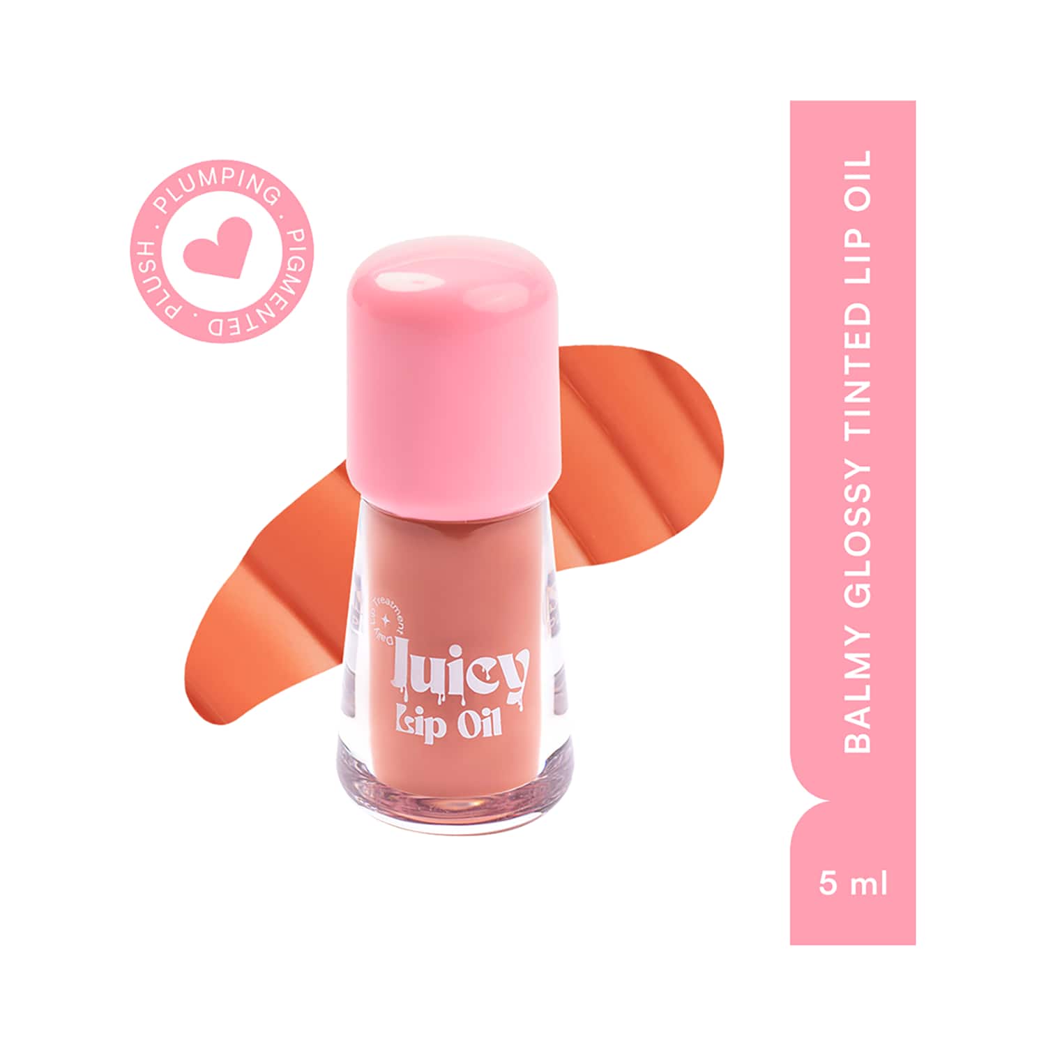 Gush Beauty | Gush Beauty Juicy Lip Oil - Wisp - Soft Peach (5 ml)