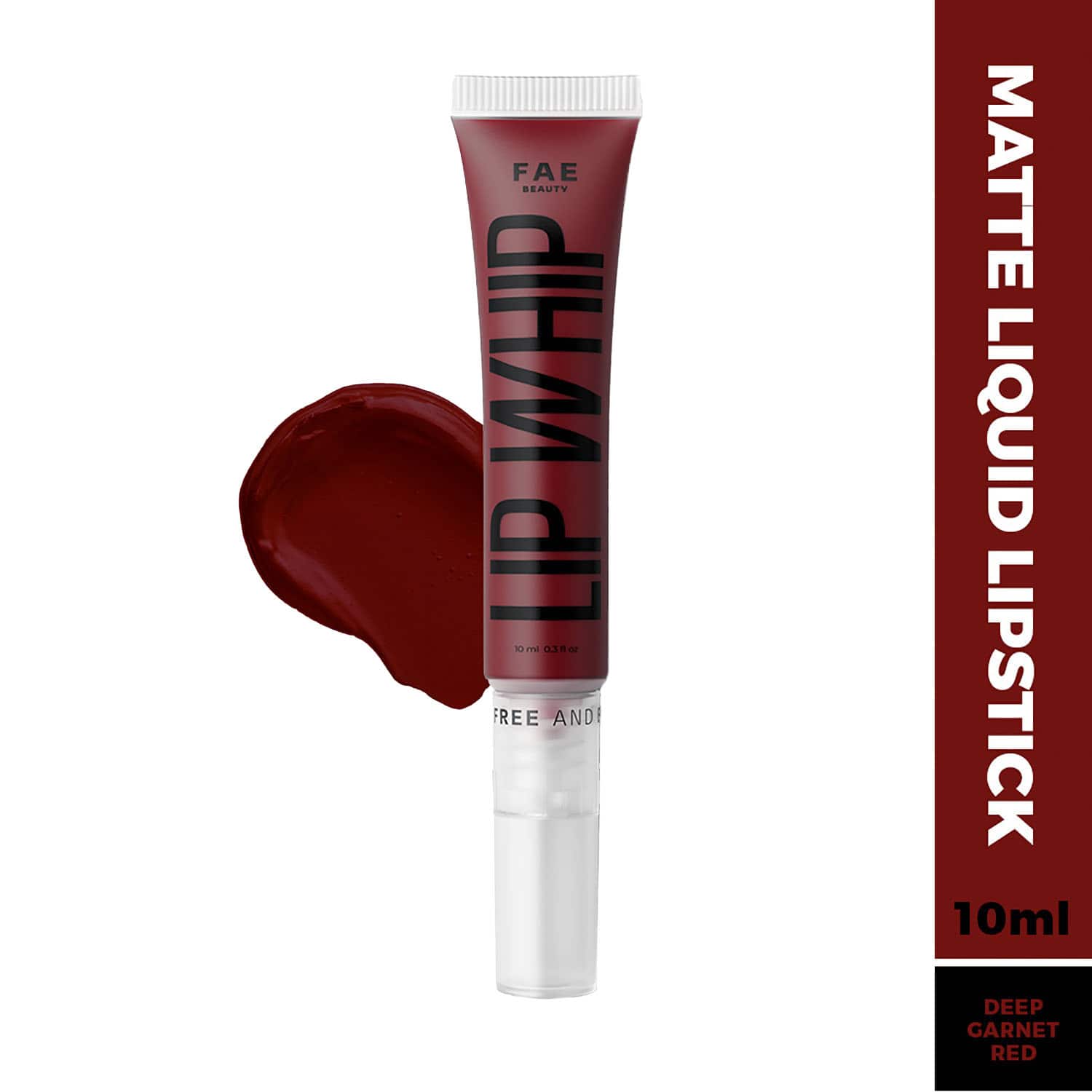 FAE BEAUTY | FAE BEAUTY Lip Whip 12H Matte Liquid Lipstick - Long Wear, Non Drying - Revenge (10 ml)