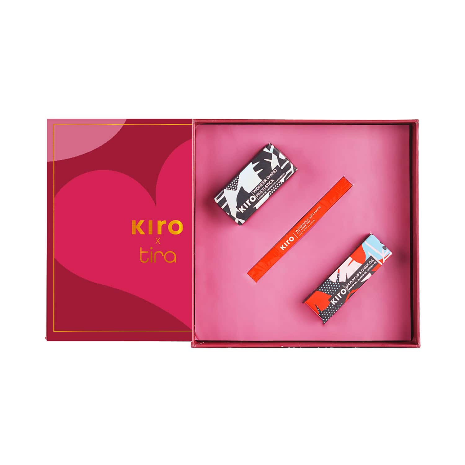 KIRO | KIRO x Tira Exclusive Kit - Carbon Black 01 Pink Funfetti Pink Opal (3 pcs)