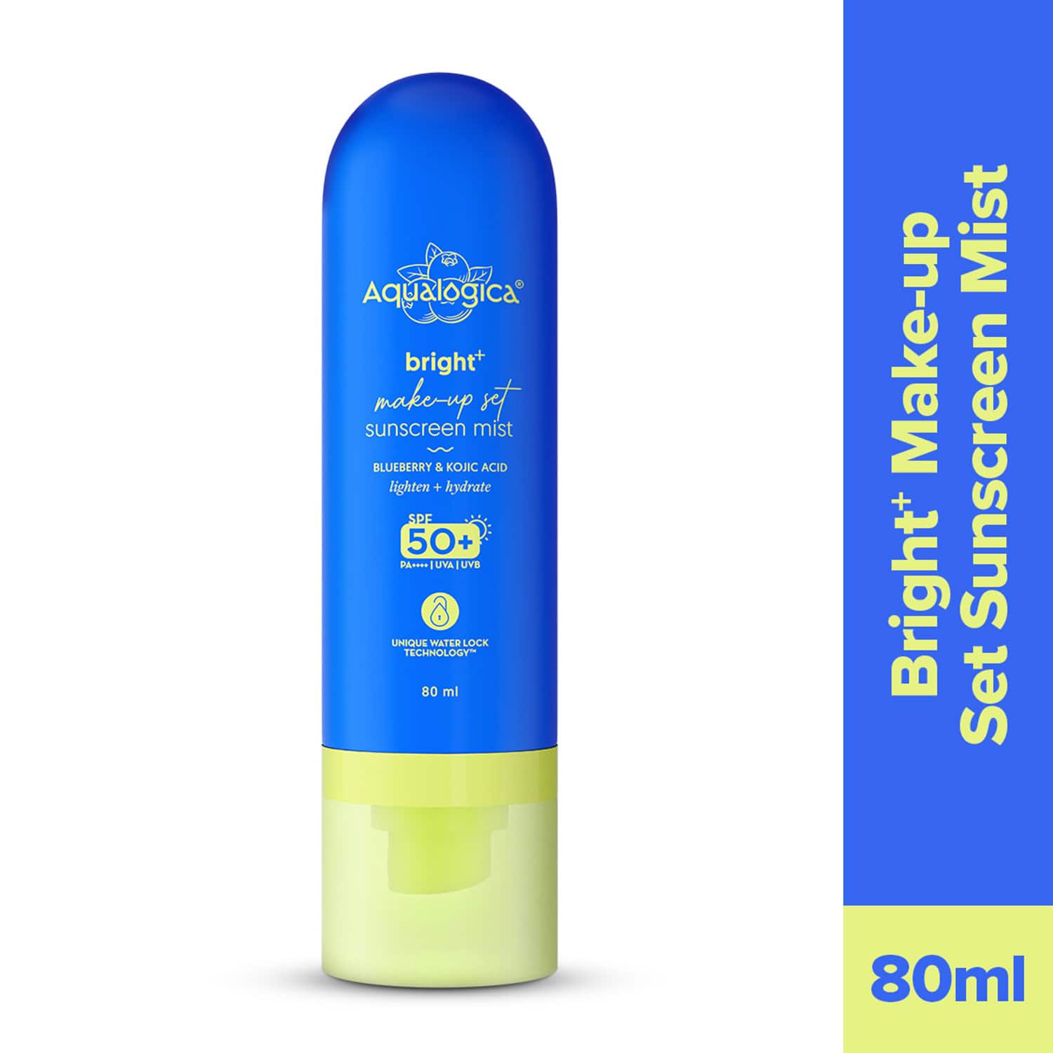Aqualogica | Aqualogica Bright+ Makeup-Set Sunscreen Mist (80 ml)