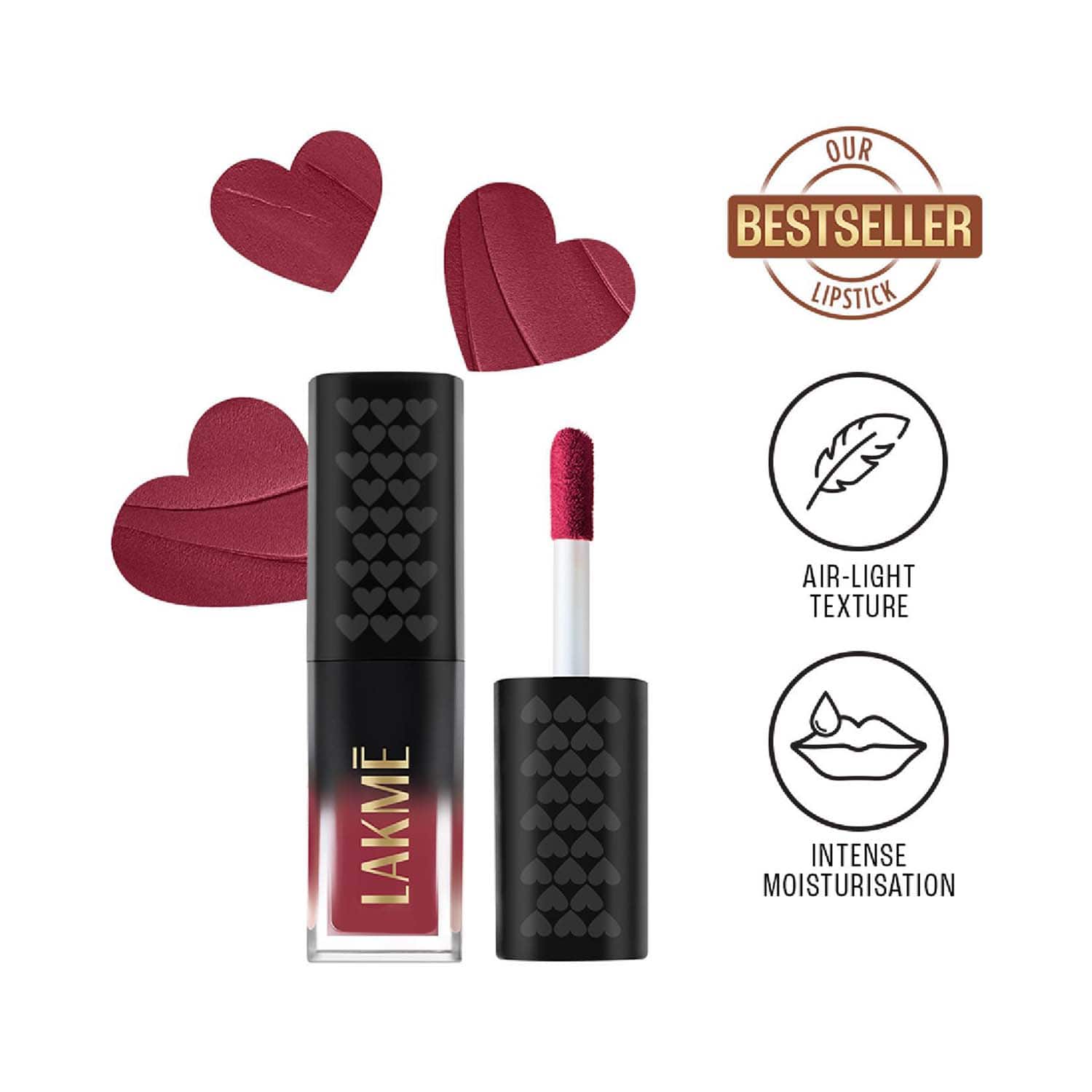Lakme | Lakme Xtraordin-airy Lip Mousse Mini - Plum Punch (1.8 g)