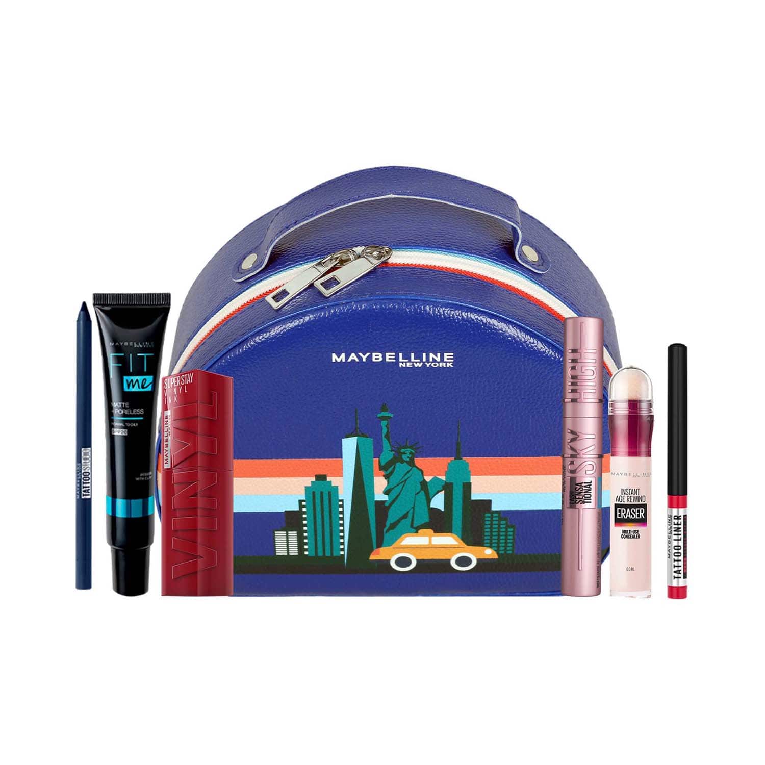 Maybelline New York | Maybelline New York Too Glam To Give A Damn Kit with Bag (6 pcs)
