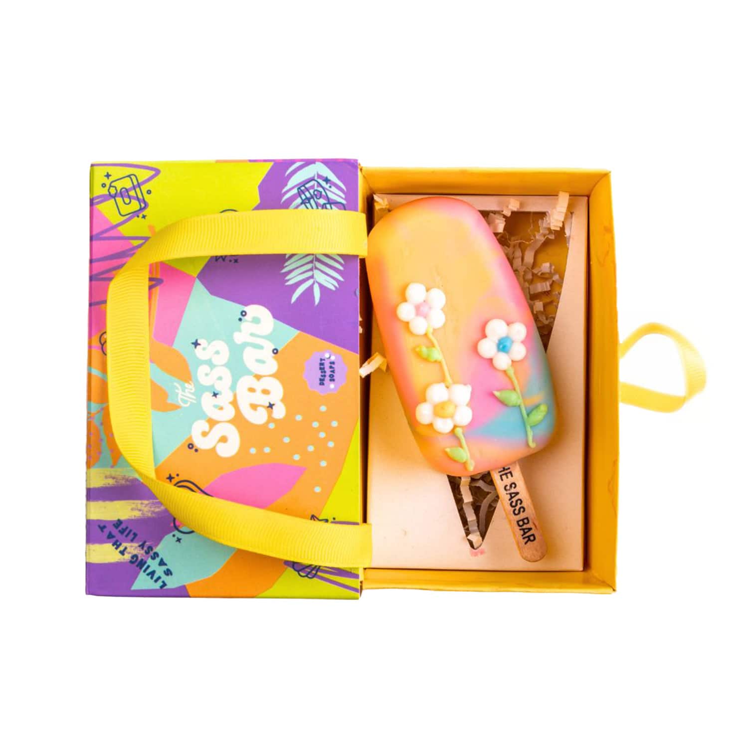 The Sass Bar | The Sass Bar Gardenia Bloom Popsicle Soap (100 g)