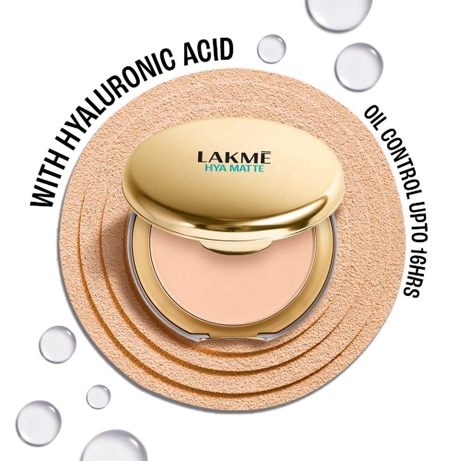 Lakme | Lakme 9to5 Hya Matte Pressed Powder - Nude (9 g)