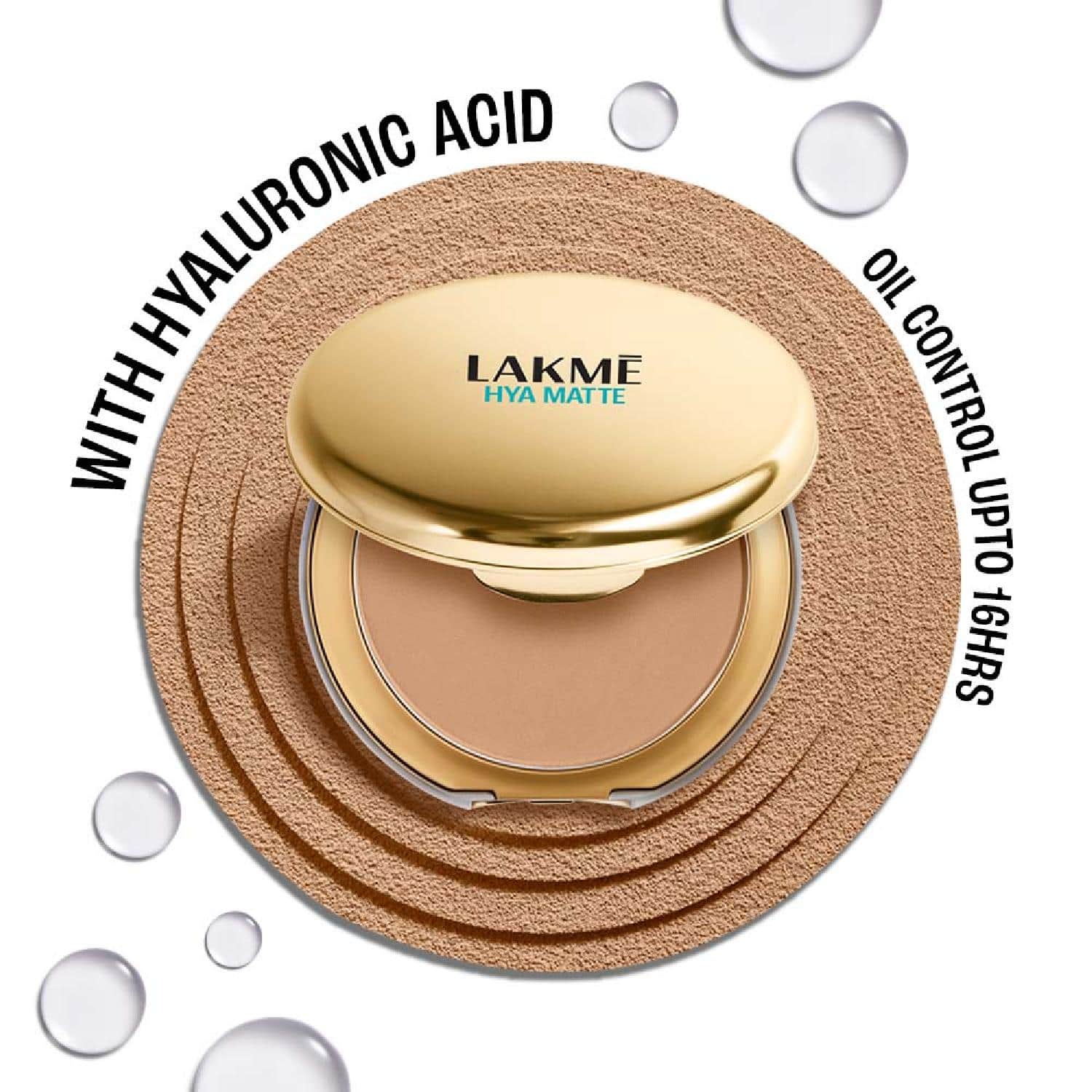 Lakme | Lakme 9to5 Hya Matte Pressed Powder - Almond (9 g)