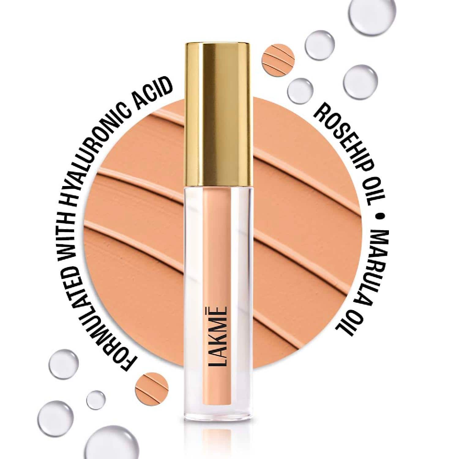 Lakme | Lakme 9to5 Hya Matte Liquid Concealer - Nude (2 ml)