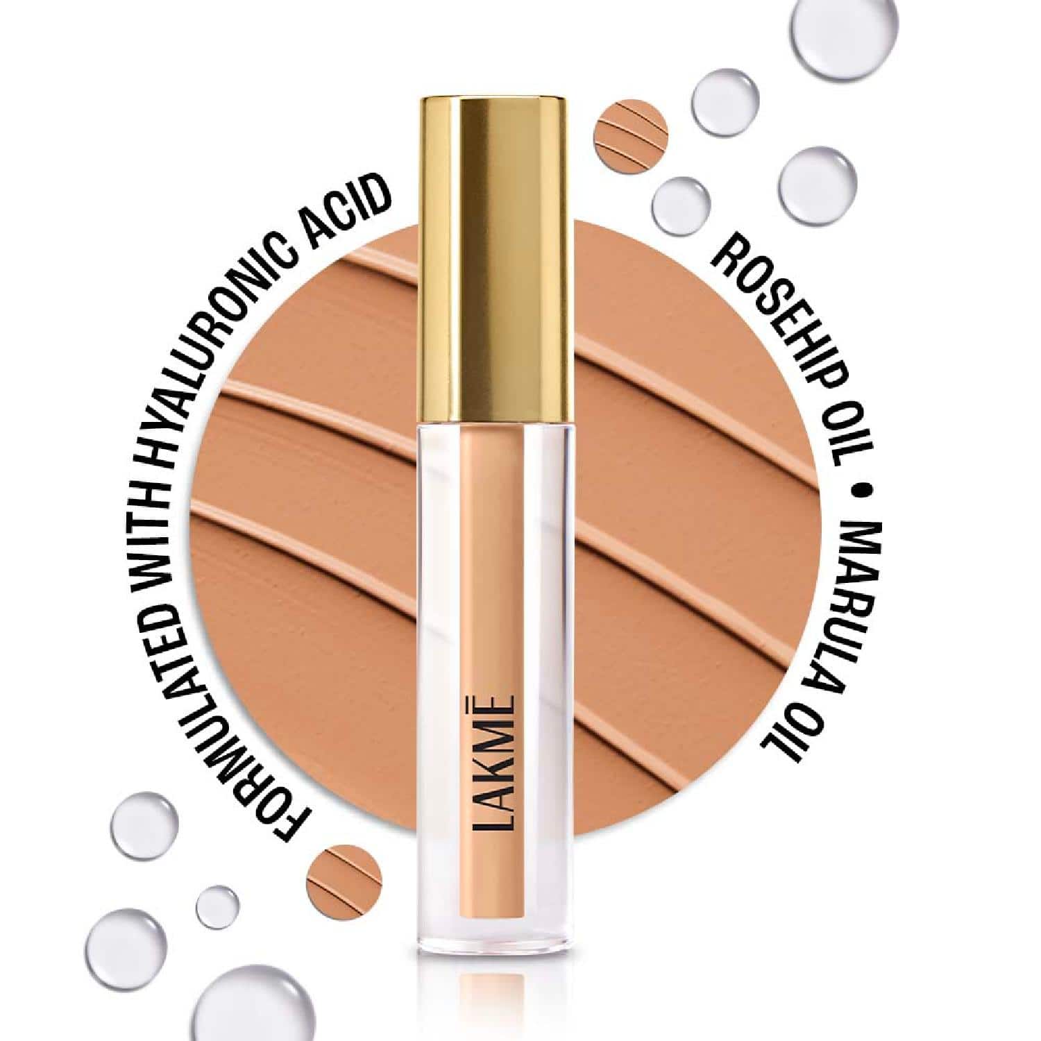 Lakme | Lakme 9to5 Hya Matte Liquid Concealer - Beige (2 ml)