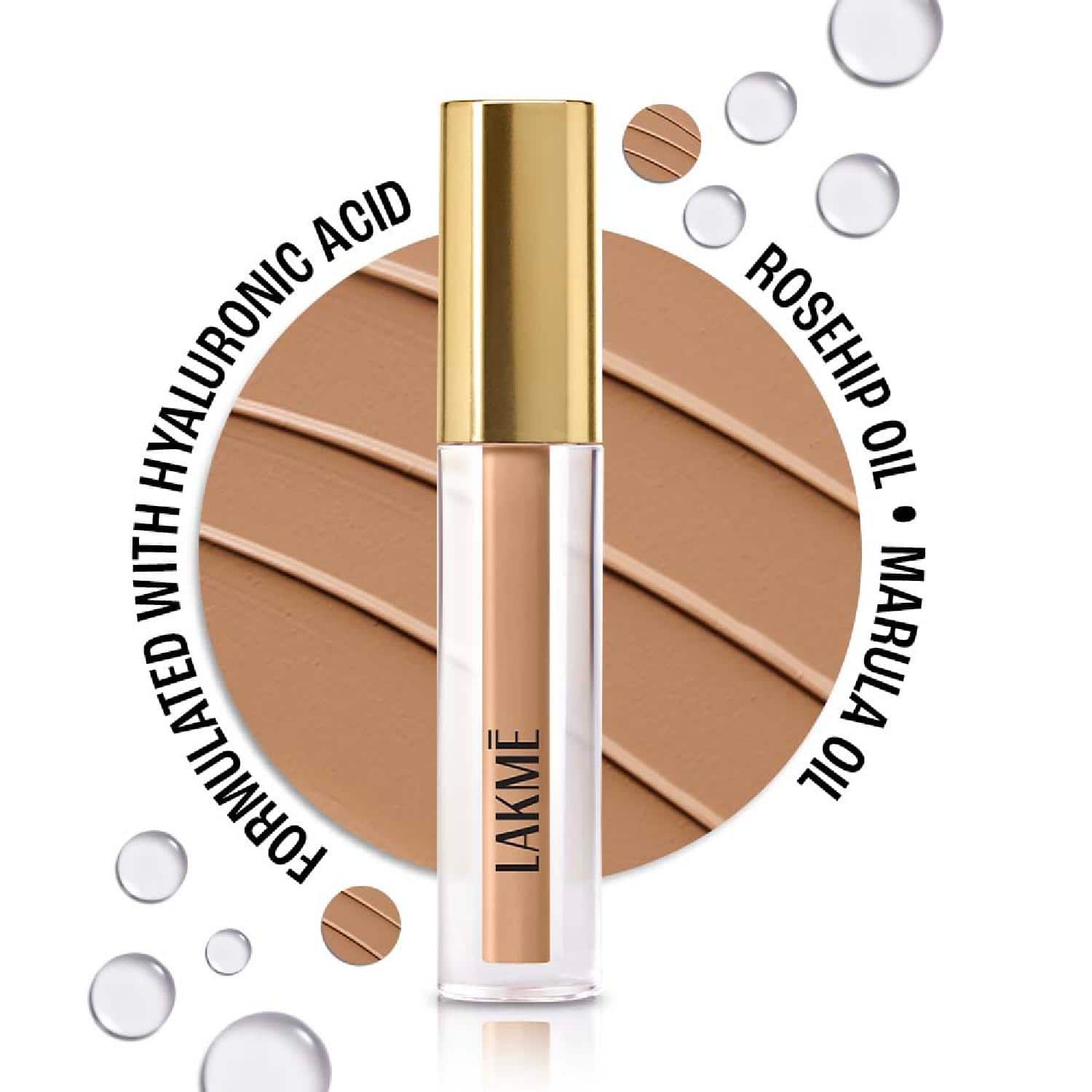 Lakme | Lakme 9to5 Hya Matte Liquid Concealer - Cinnamon (2 ml)