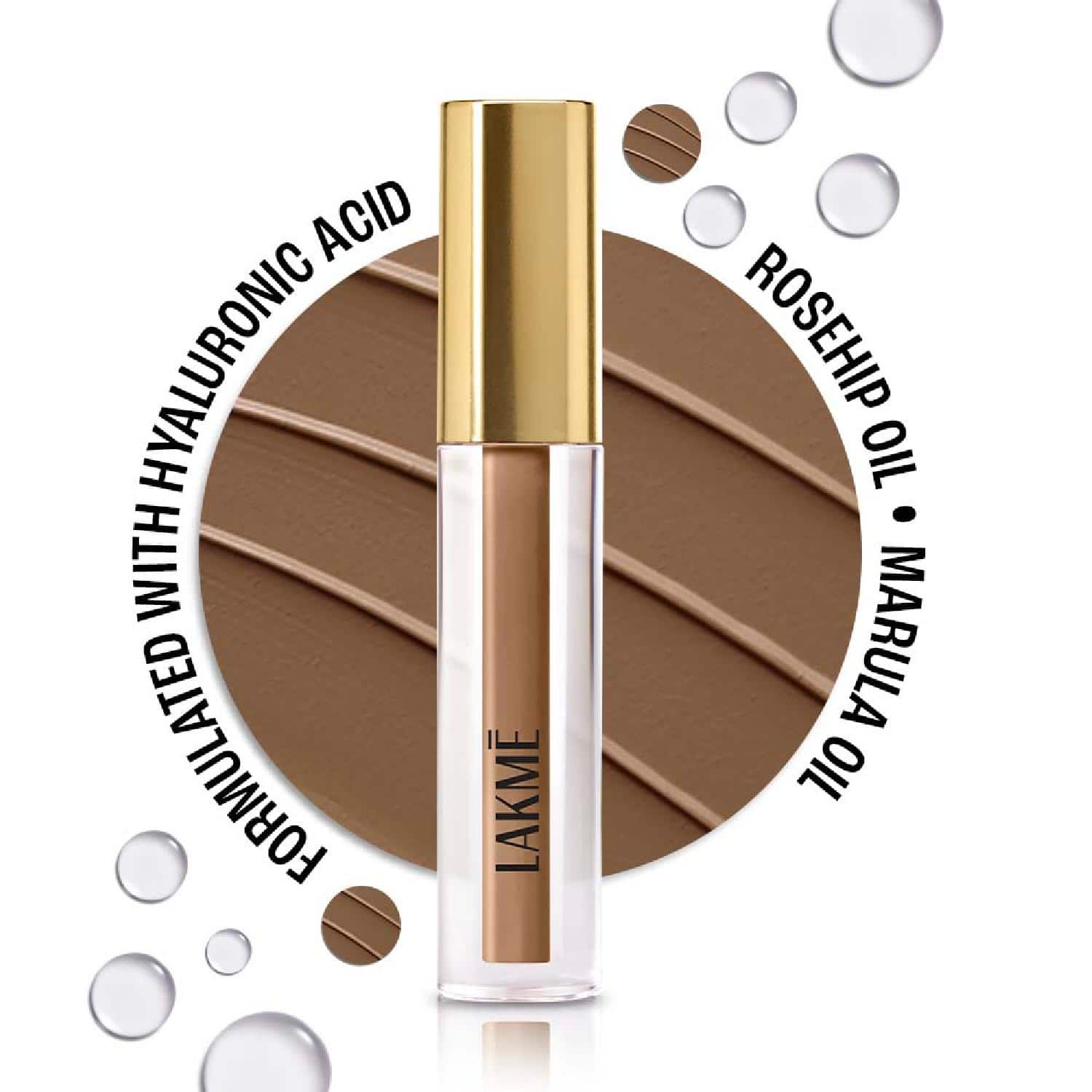 Lakme | Lakme 9to5 Hya Matte Liquid Concealer - Walnut (2 ml)