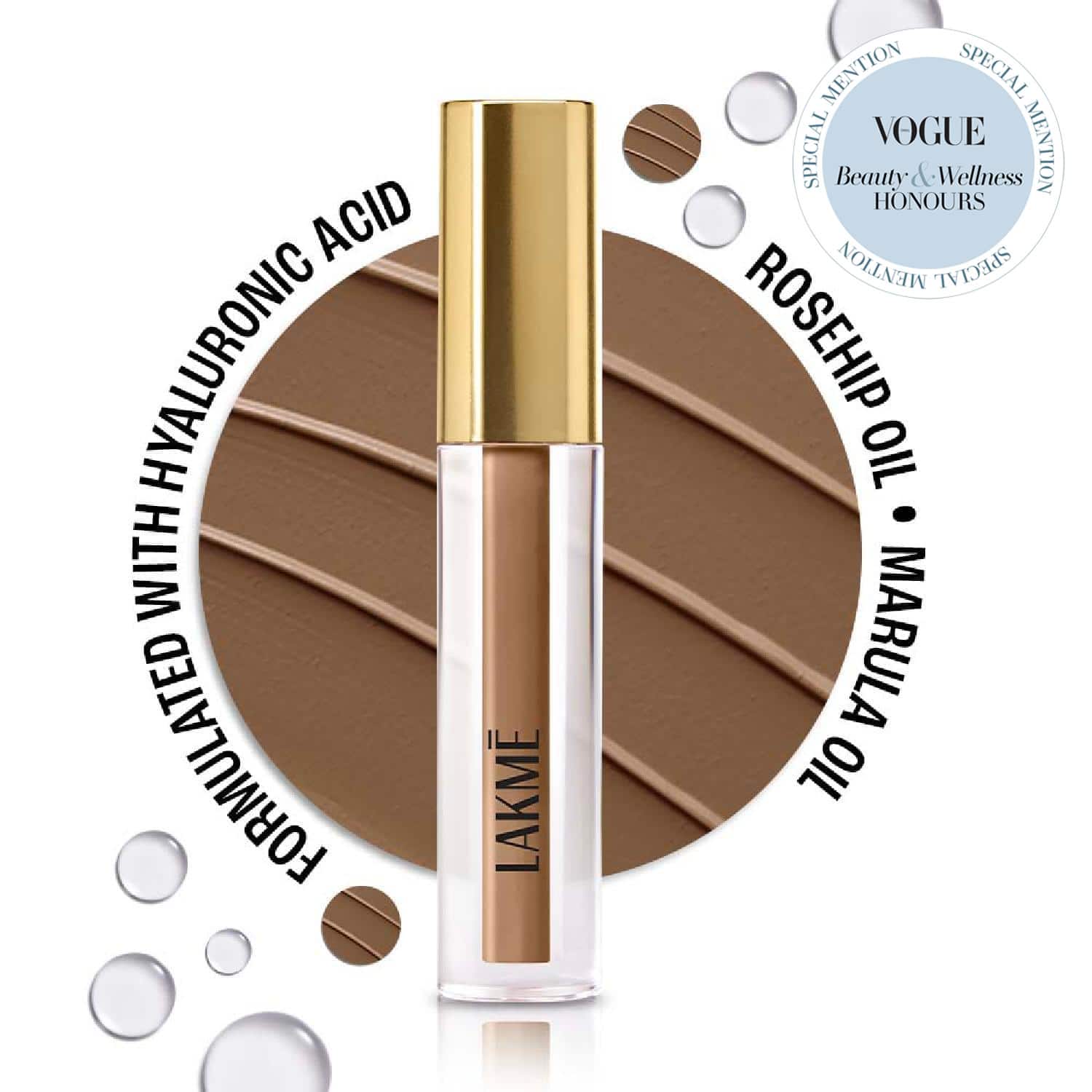 Lakme | Lakme 9to5 Hya Matte Liquid Concealer - Walnut (2 ml)