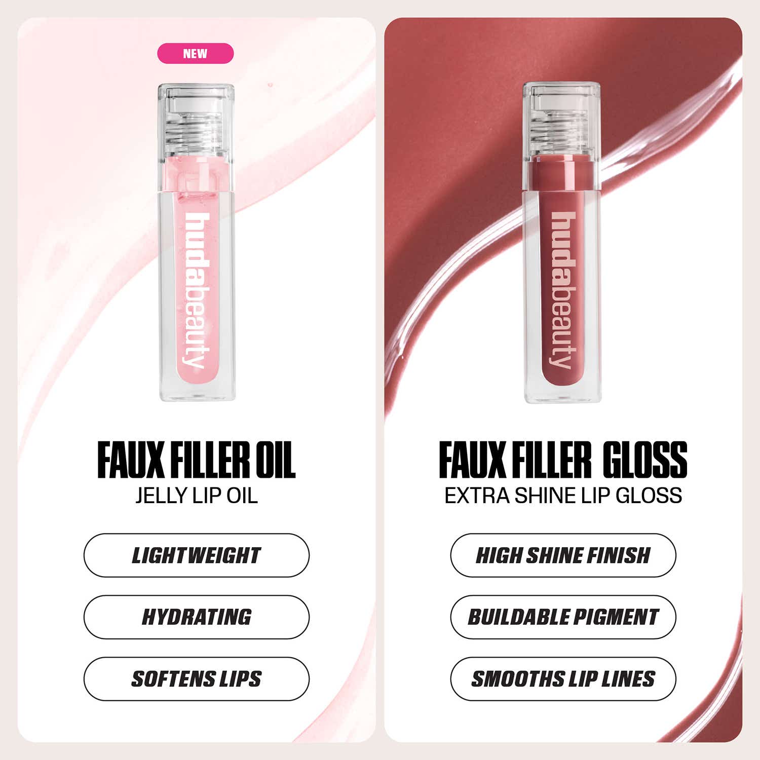 Huda Beauty Faux Filler Oil - Juicy Pink Lady (3.9 ml) - Image 5