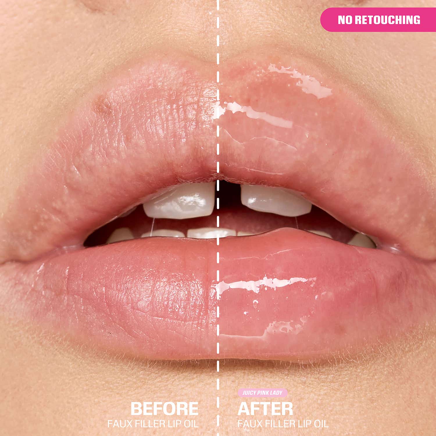 Huda Beauty Faux Filler Oil - Juicy Pink Lady (3.9 ml) - Image 2