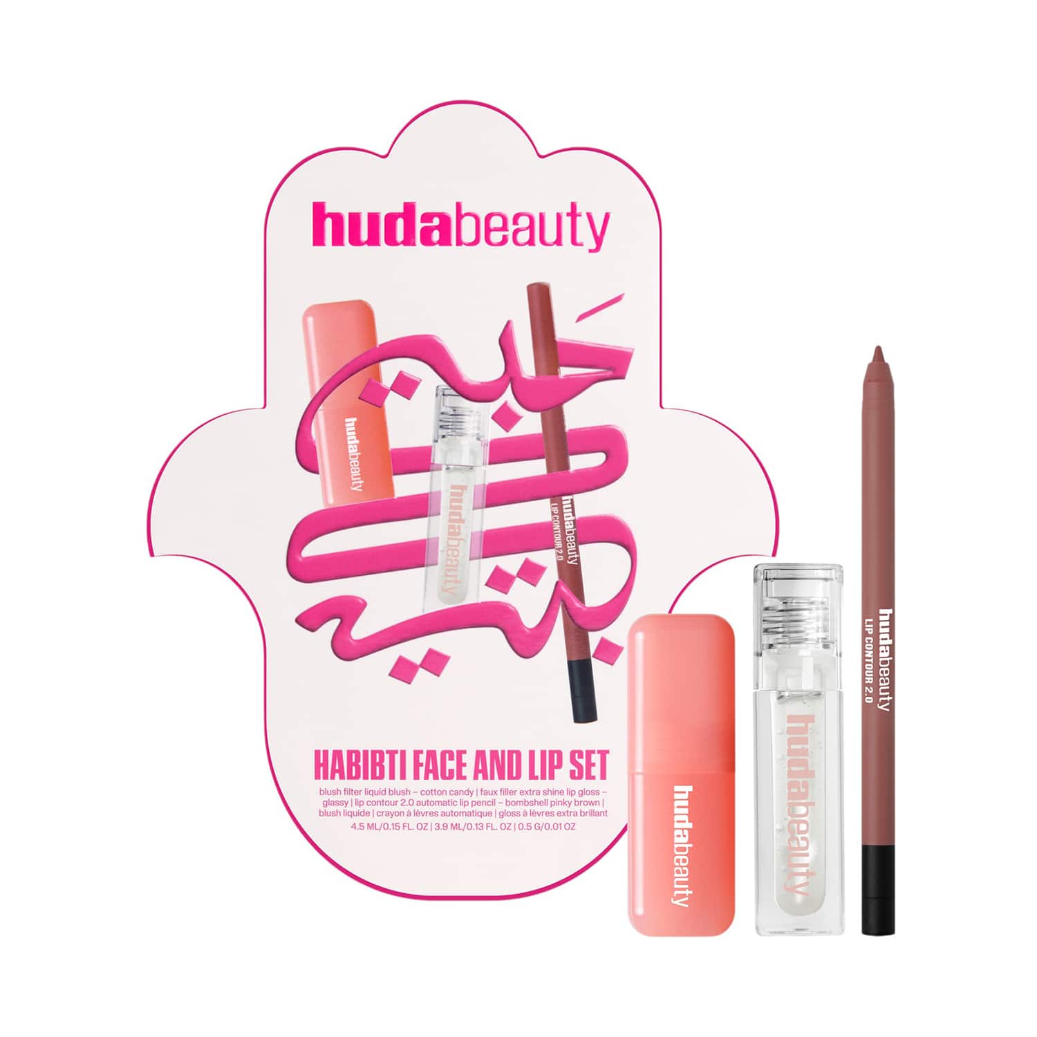 Huda Beauty | Huda Beauty Habibti Face & Lip Trio - Multicolor (3 pcs)