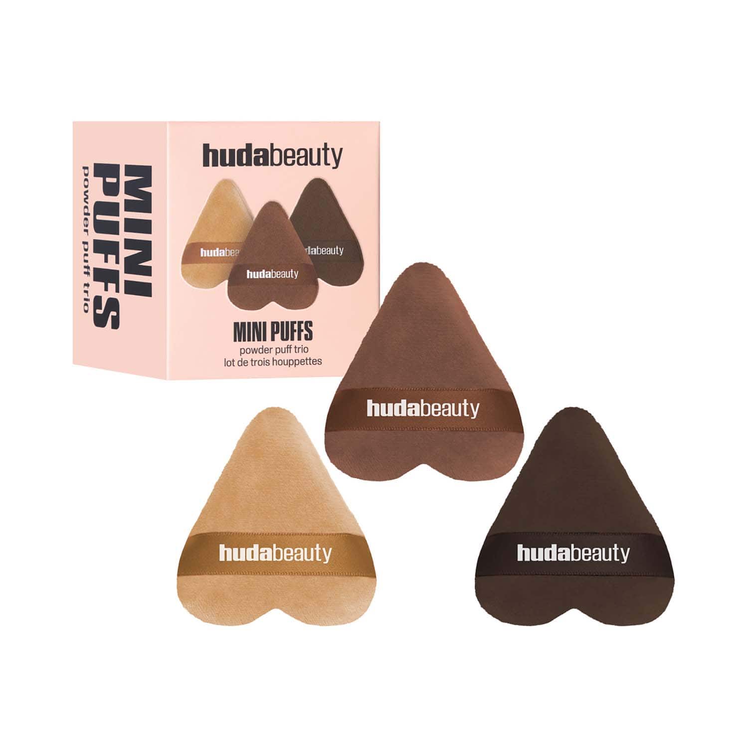 Huda Beauty | Huda Beauty Mini Hearts Powder Puff Trio 2025