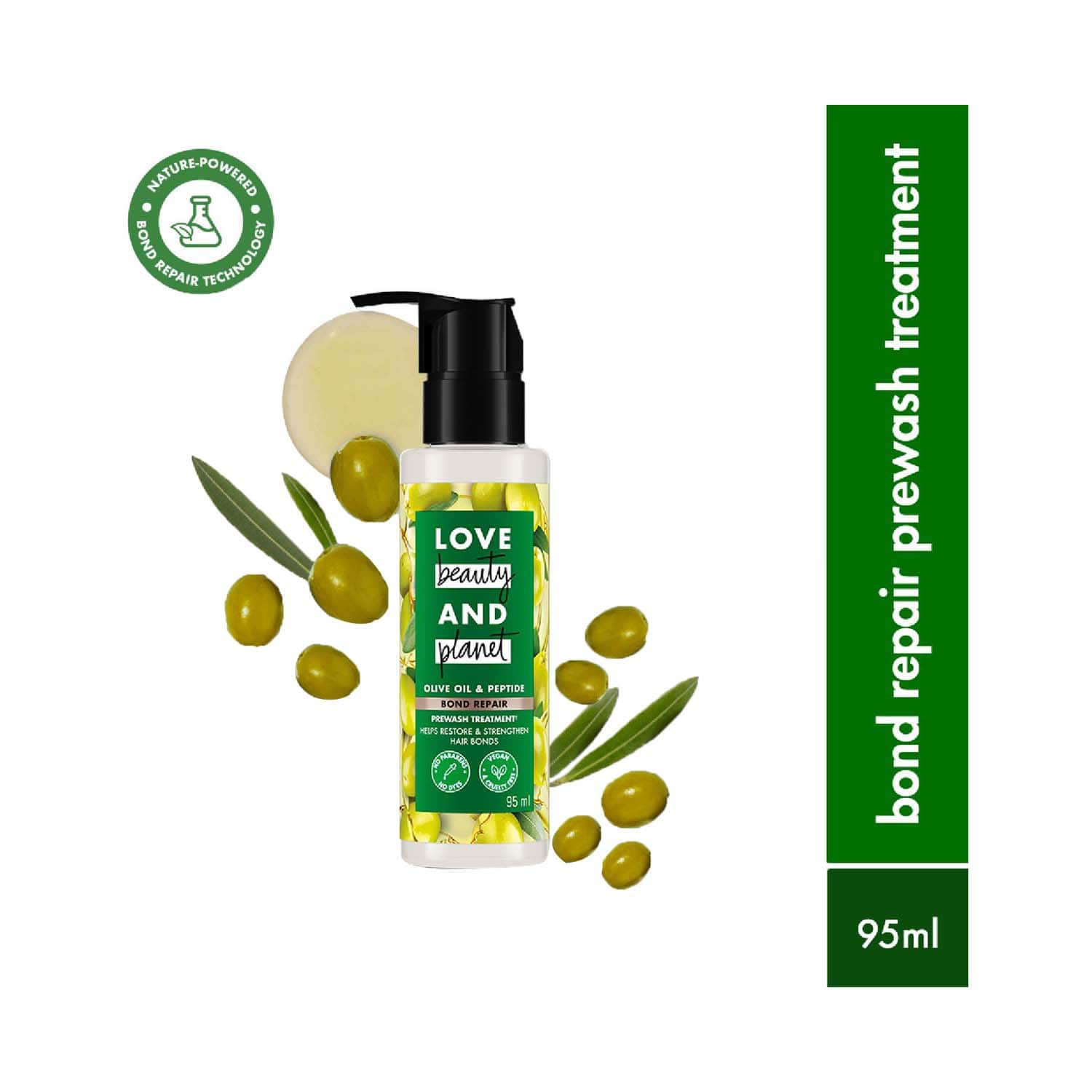 LOVE beauty AND planet | Love Beauty And Planet Olive Oil & Peptide Bond Repair Prewash Treatment (95 ml)