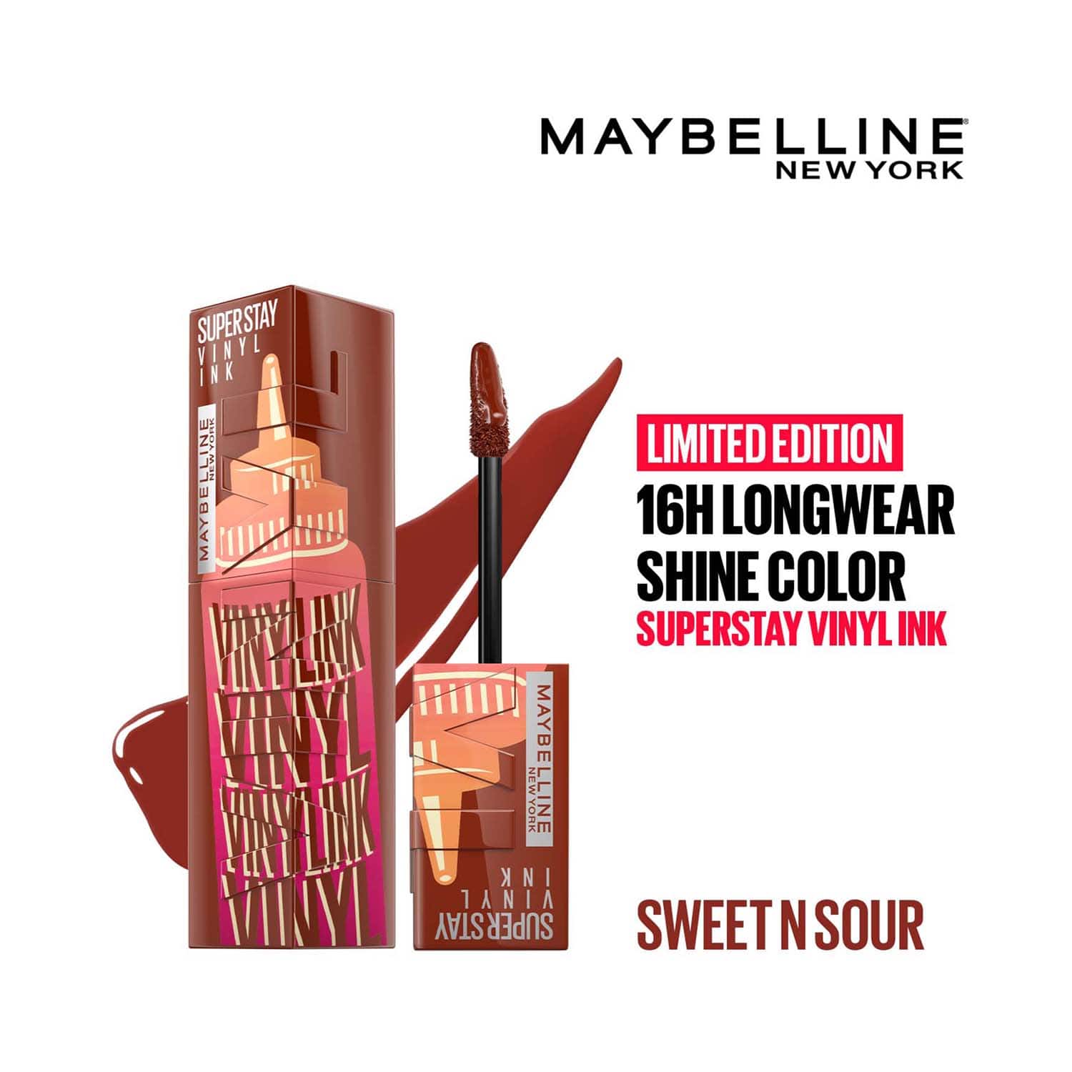 Maybelline New York | Maybelline New York Superstay Vinyl Ink Sauce Limited Edition Collection - Sweet n Sour (4.2 g)