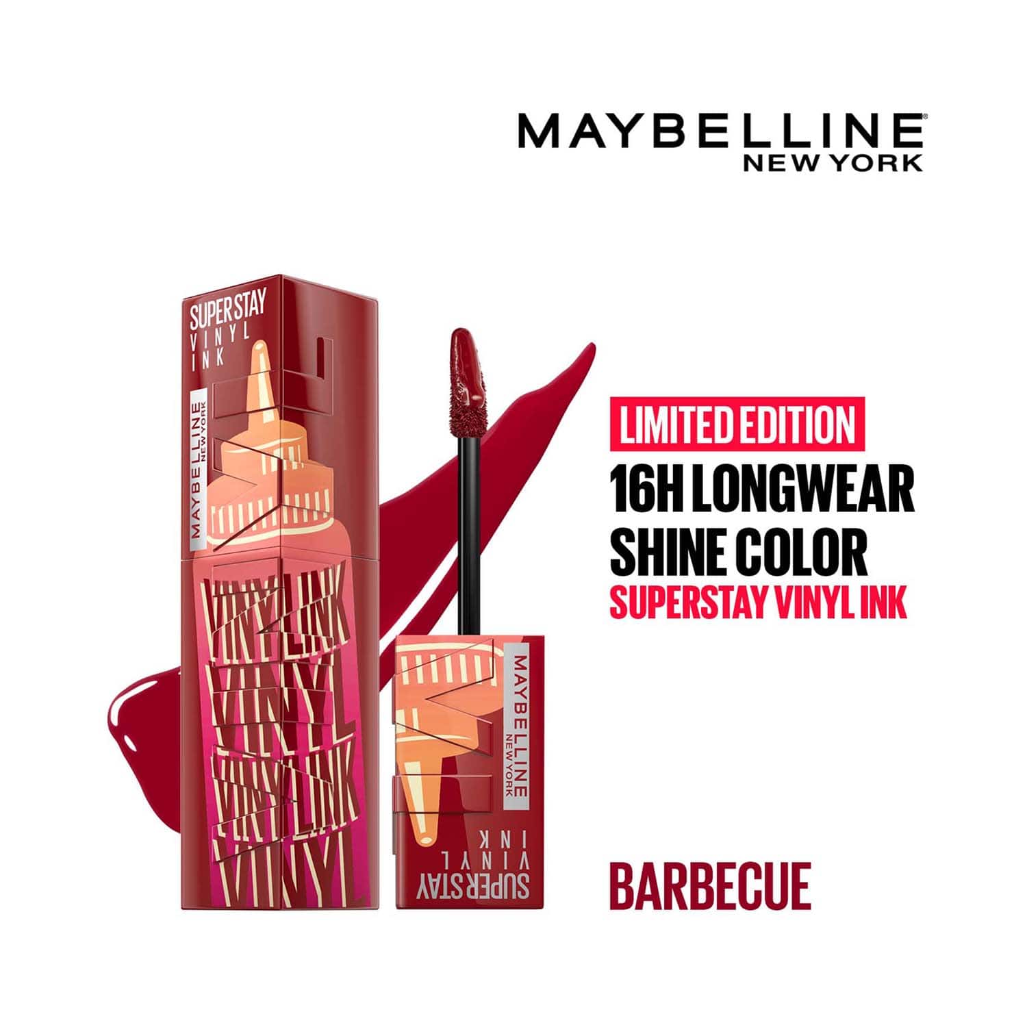 Maybelline New York | Maybelline New York Superstay Vinyl Ink Sauce Limited Edition Collection - Barbeque (4.2 g)