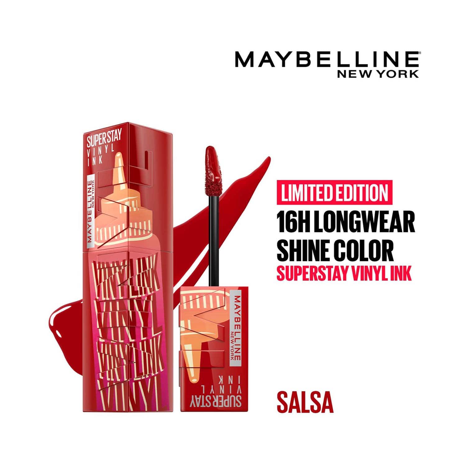 Maybelline New York | Maybelline New York Superstay Vinyl Ink Sauce Limited Edition Collection - Salsa (4.2 g)