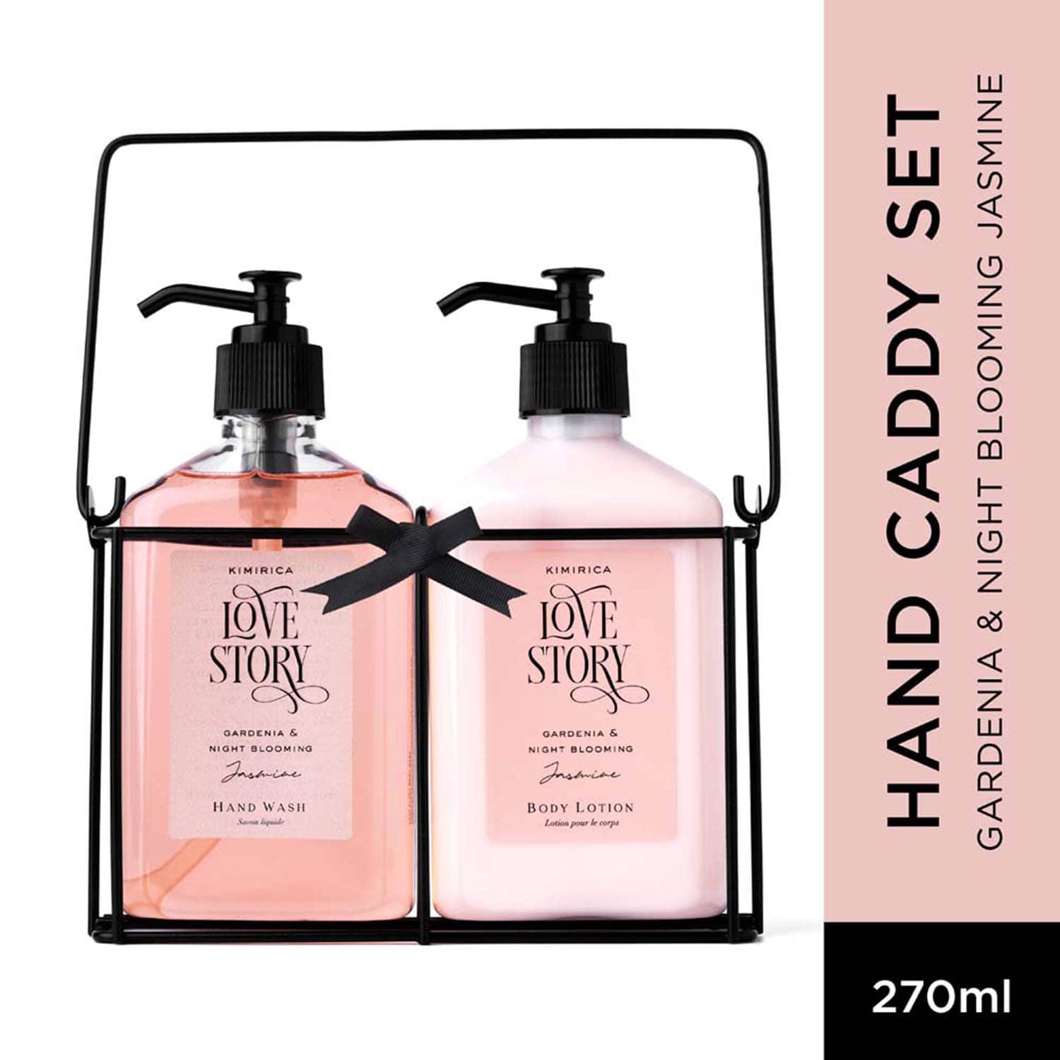 Kimirica | Kimirica Love Story Hand Care Caddy Set Hand Wash + Hand Lotion Perfect Housewarming Gift