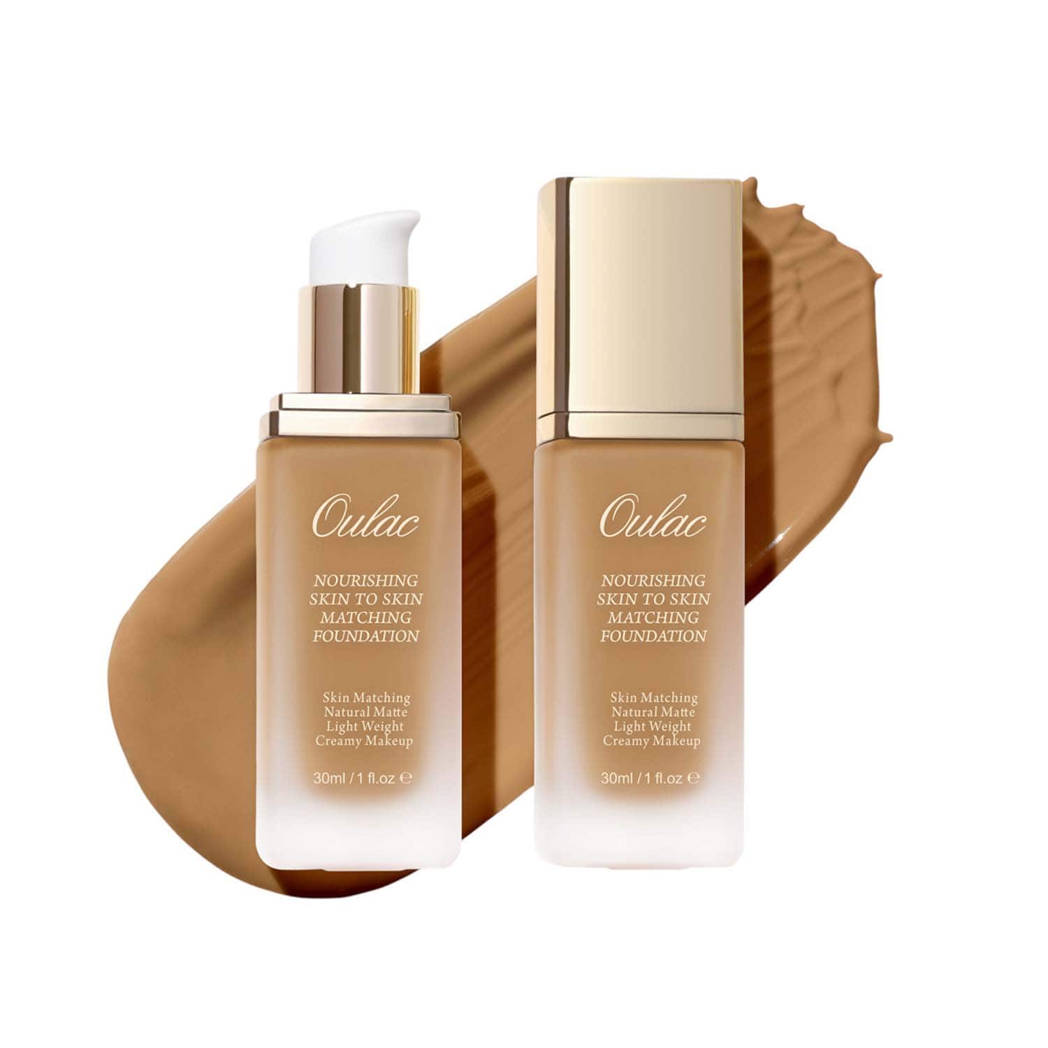 Oulac | Oulac Nourishing Skin To Skin Matching Foundation - 16/Caramel (30 ml)