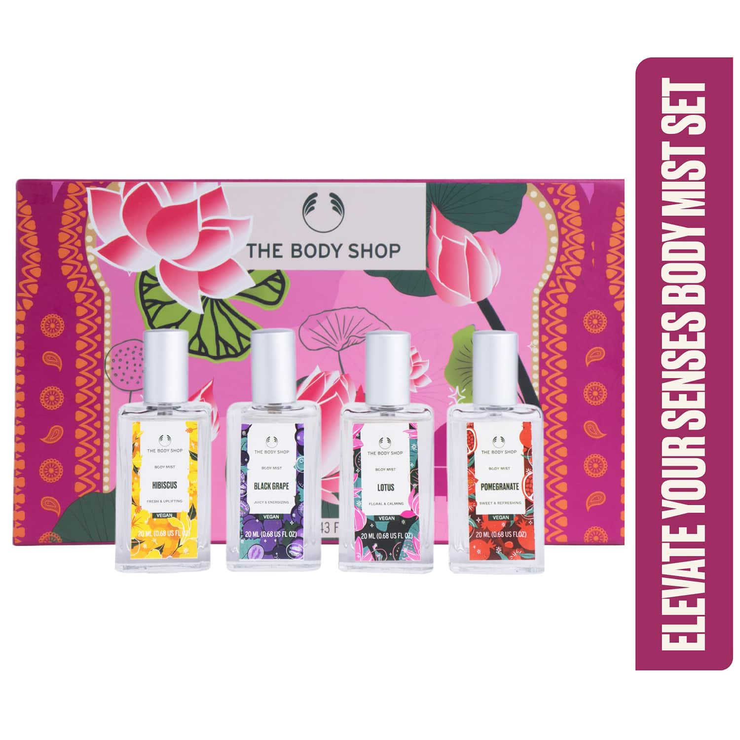 The Body Shop | The Body Shop India Edit Body Mist Gift Set (4 Pcs)