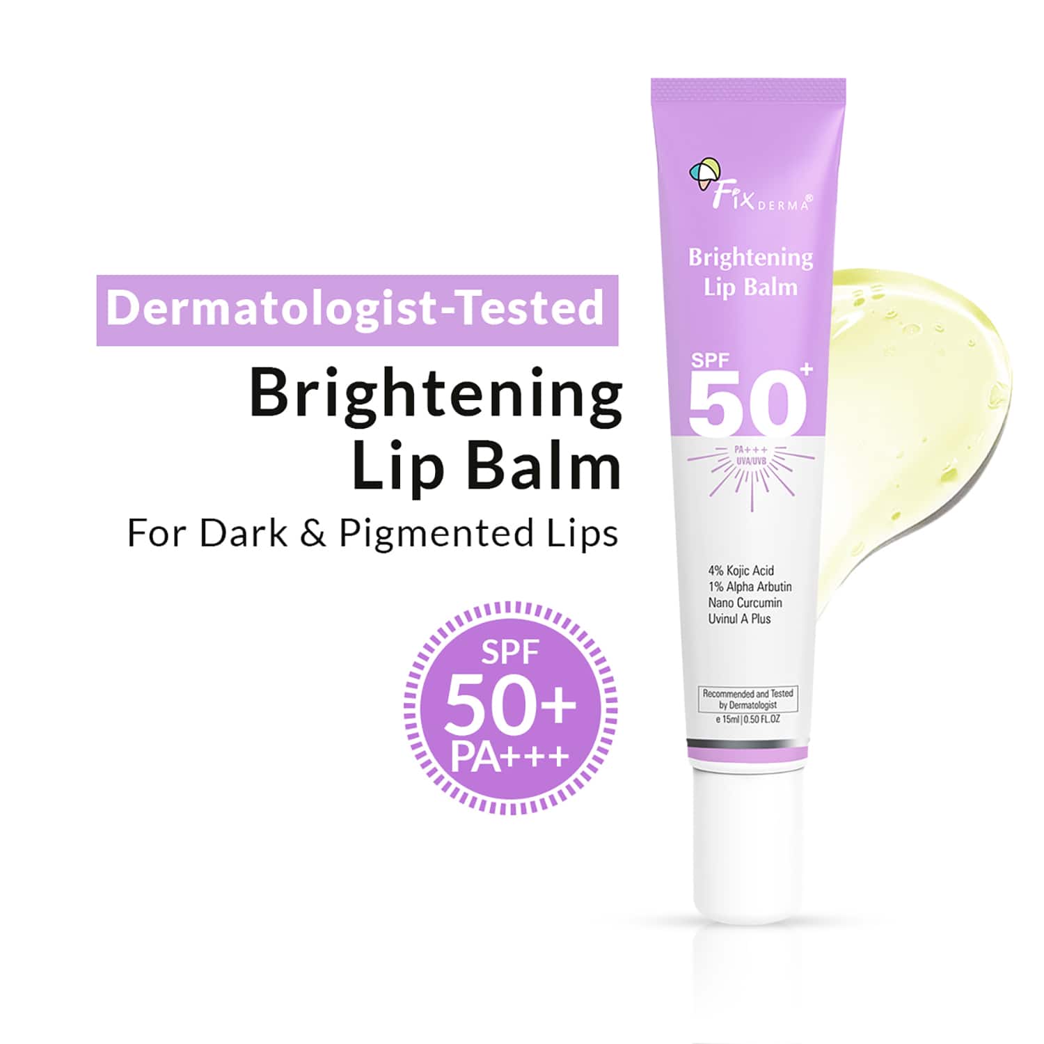 Fixderma | Fixderma 4% Kojic Acid Brightening Lip Balm (15ml)