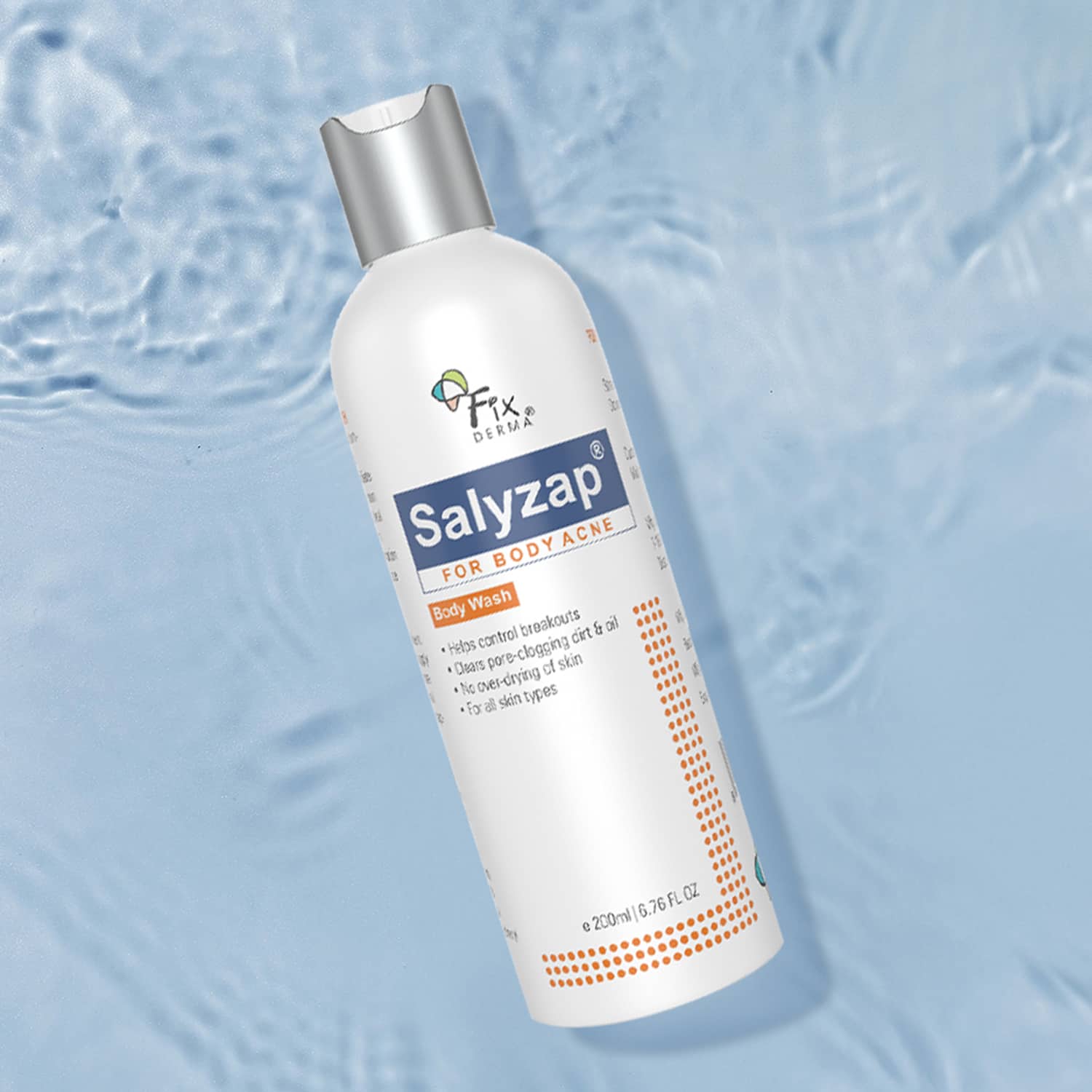 Fixderma | Fixderma Salyzap 2% Salicylic Acid Body Wash For Acne For Acne Prone Skin (100 ml)