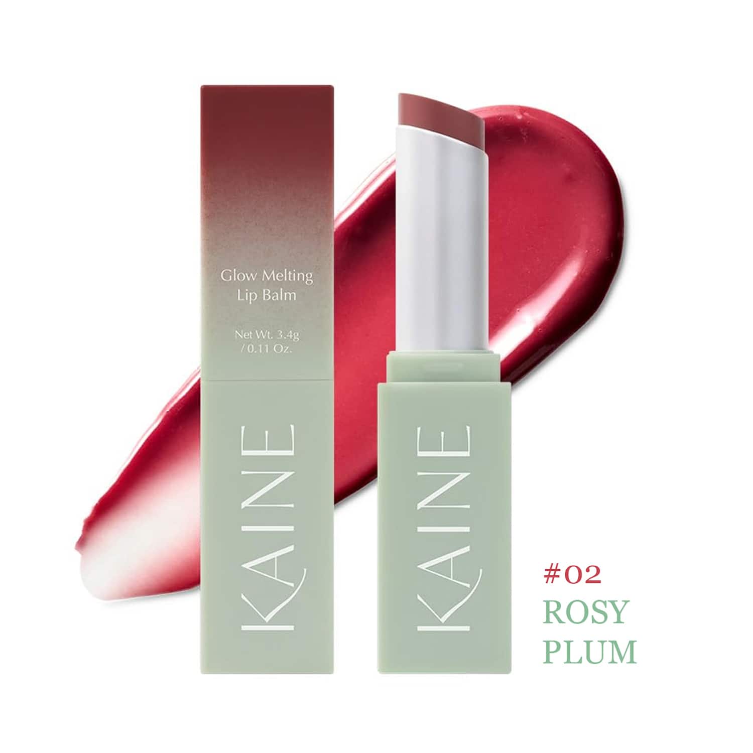 KAINE | KAINE Glow Melting Lip Balm 02 Rosy Plum (3.7 g)