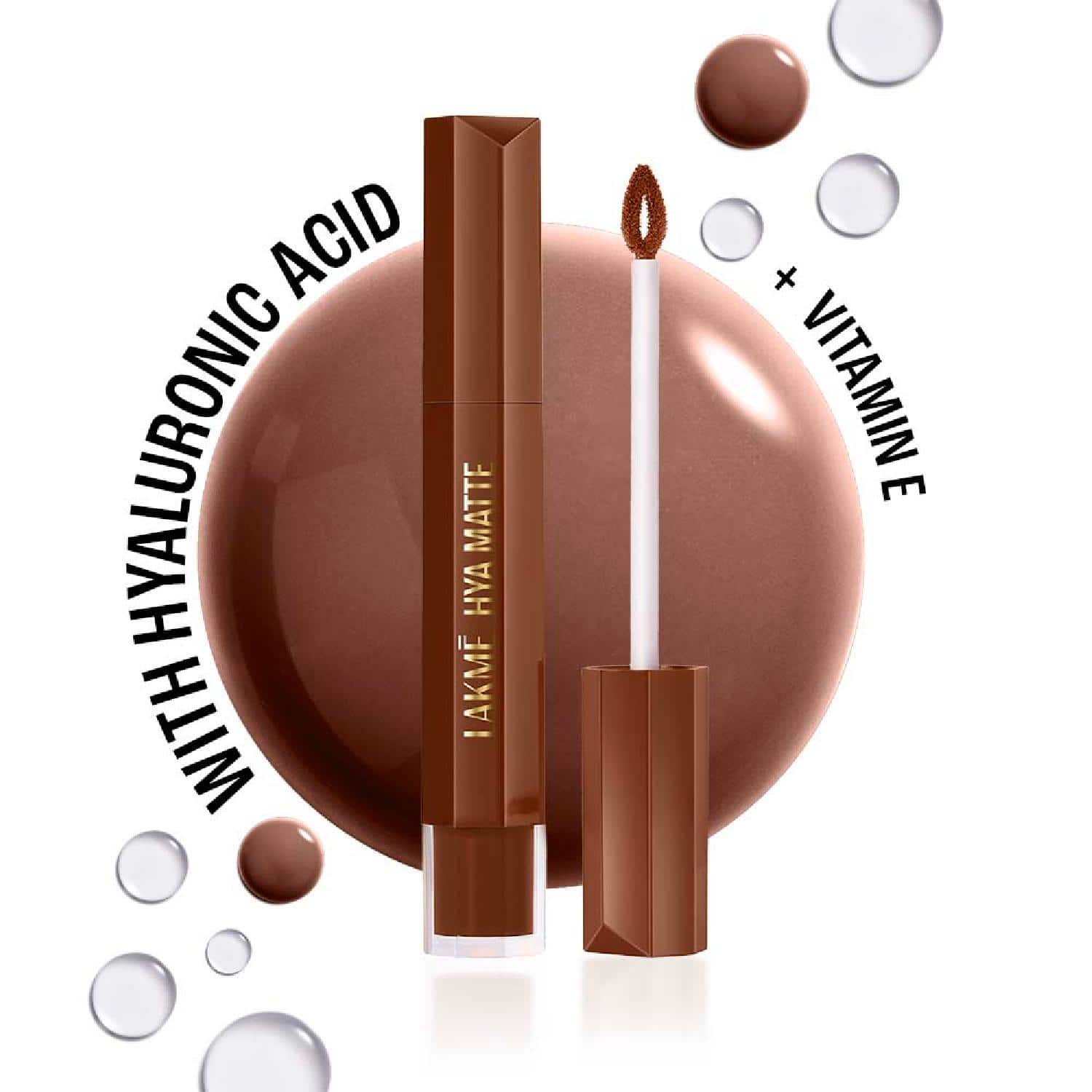 Lakme | Lakme 9to5 Hya Matte Lip Liquid + Hyaluronic Acid - Coffee Break (5.3 ml)