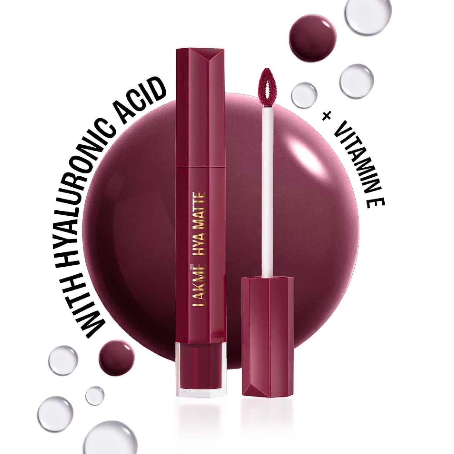 Lakme | Lakme 9to5 Hya Matte Lip Liquid + Hyaluronic Acid - Meetup Mauve (5.3 ml)