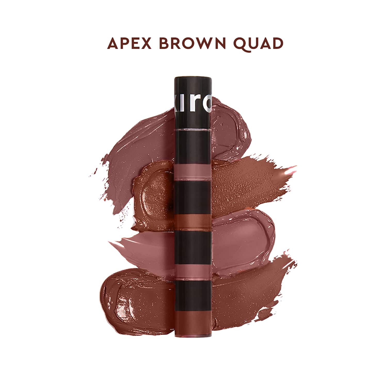 KIRO | KIRO Four Play Non Stop Airy Matte Liquid Lip - Apex Brown Quad (6 ml)