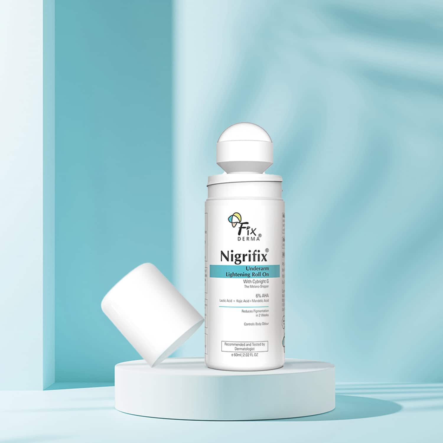 Fixderma | Fixderma Nigrifix Underarm Roll on for Brightens Skin & Exfoliates Underarm (60 ml)