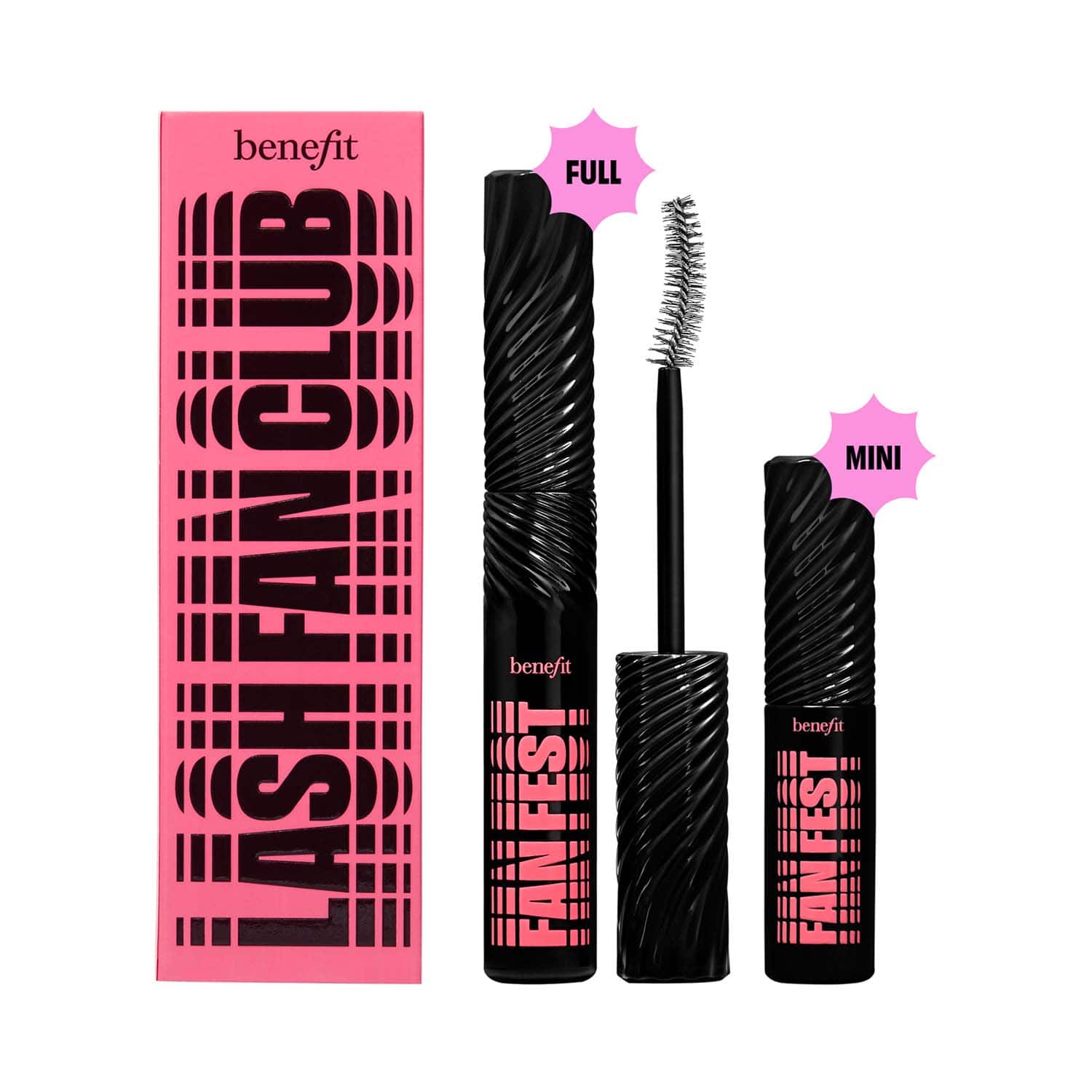Benefit Cosmetics | Benefit Cosmetics Lash Fan Club Full Size And Mini Fanning and Volumizing Mascara - Black
