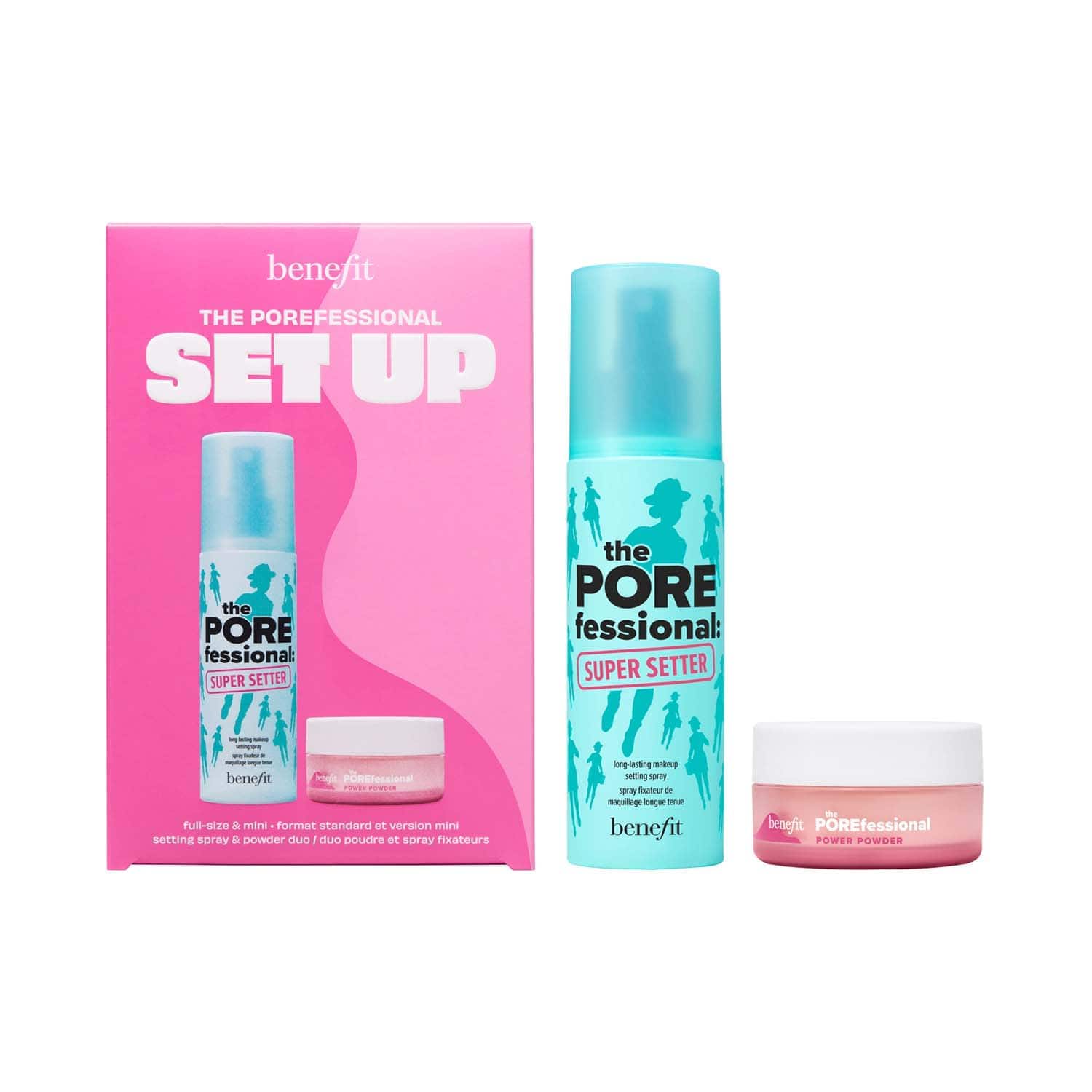 Benefit Cosmetics | Benefit Cosmetics The Porefessional Set Up Setting Spray and Powder Duo - Multicolor