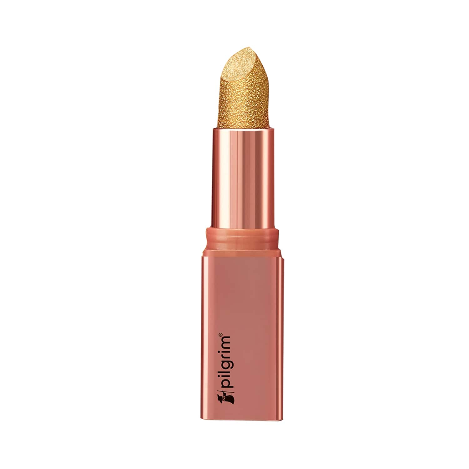 Pilgrim | Pilgrim Glitter Lipstick Luxurious 3D Glitter Formula With Matte Finish - 03 Dubai Gold (4.2 g)