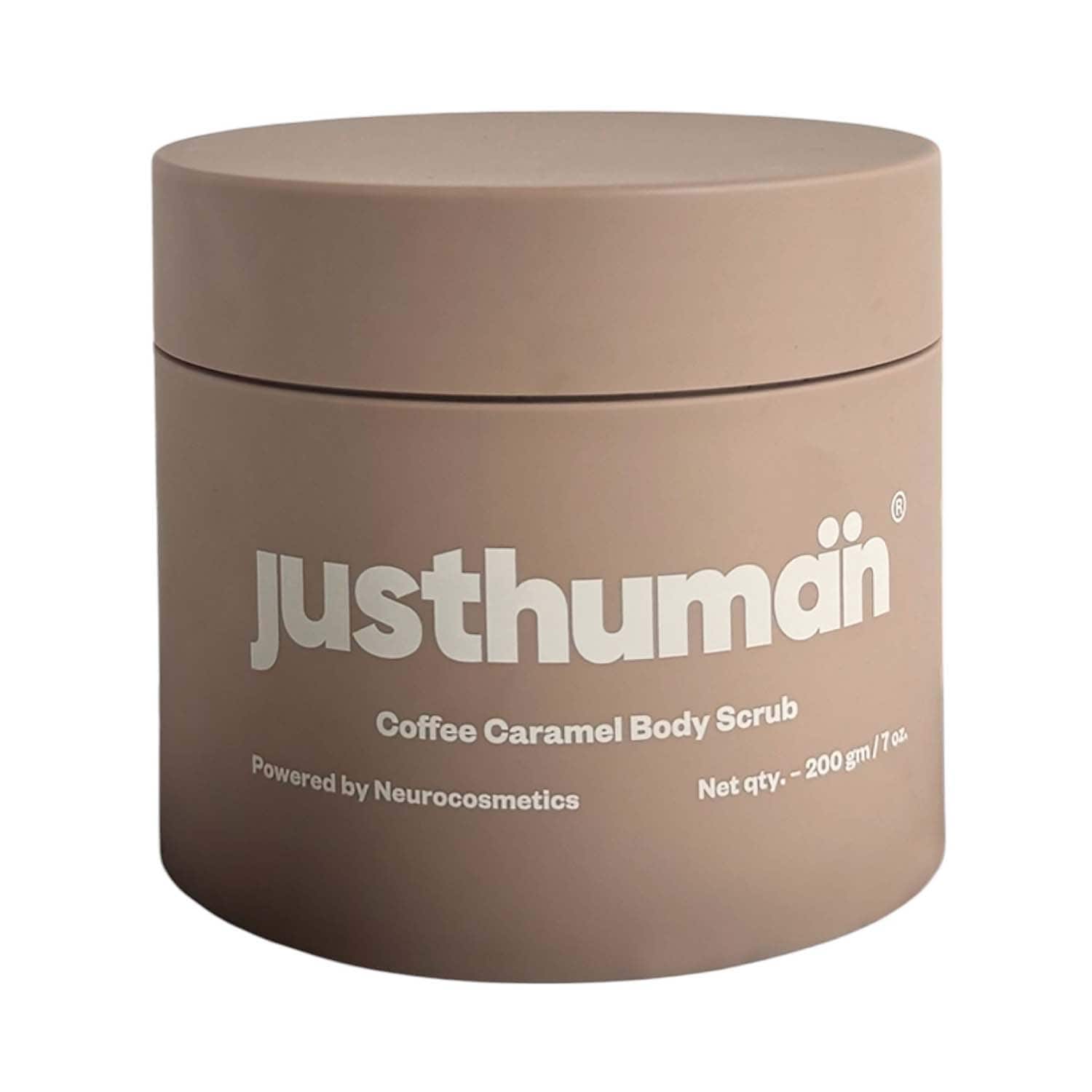Justhuman | Justhuman Coffee Caramel Body Scrub Jar (200 g)