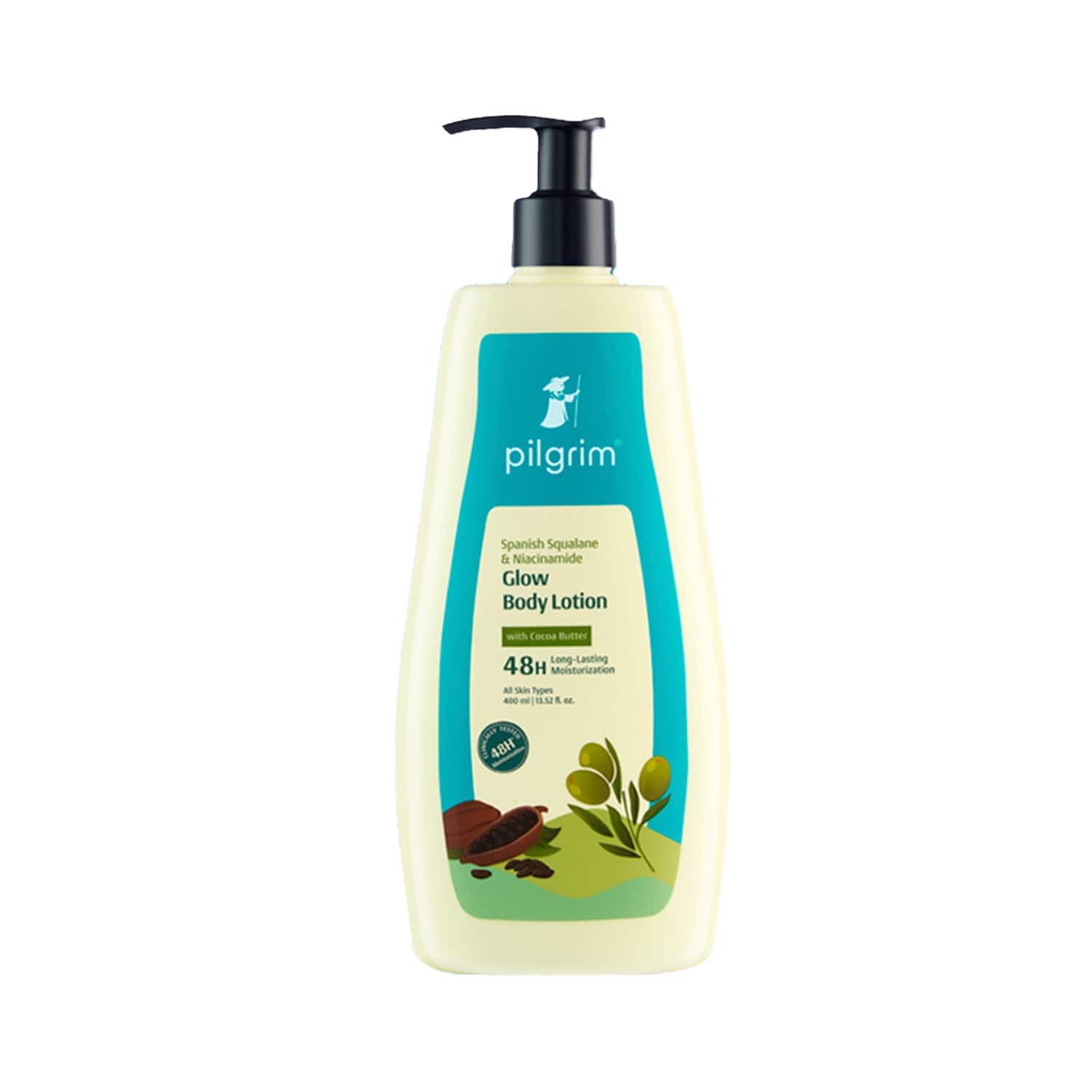 Pilgrim | Pilgrim Spanish Squalane & Niacinamide Glow Body Lotion Cocoa Butter 48H Moisturization (400 ml)