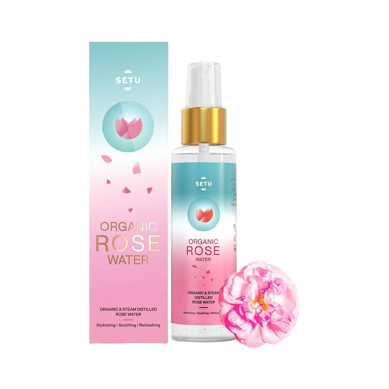 Setu | Setu Organic Rose Water/Gulab Jal Spray (100 ml)