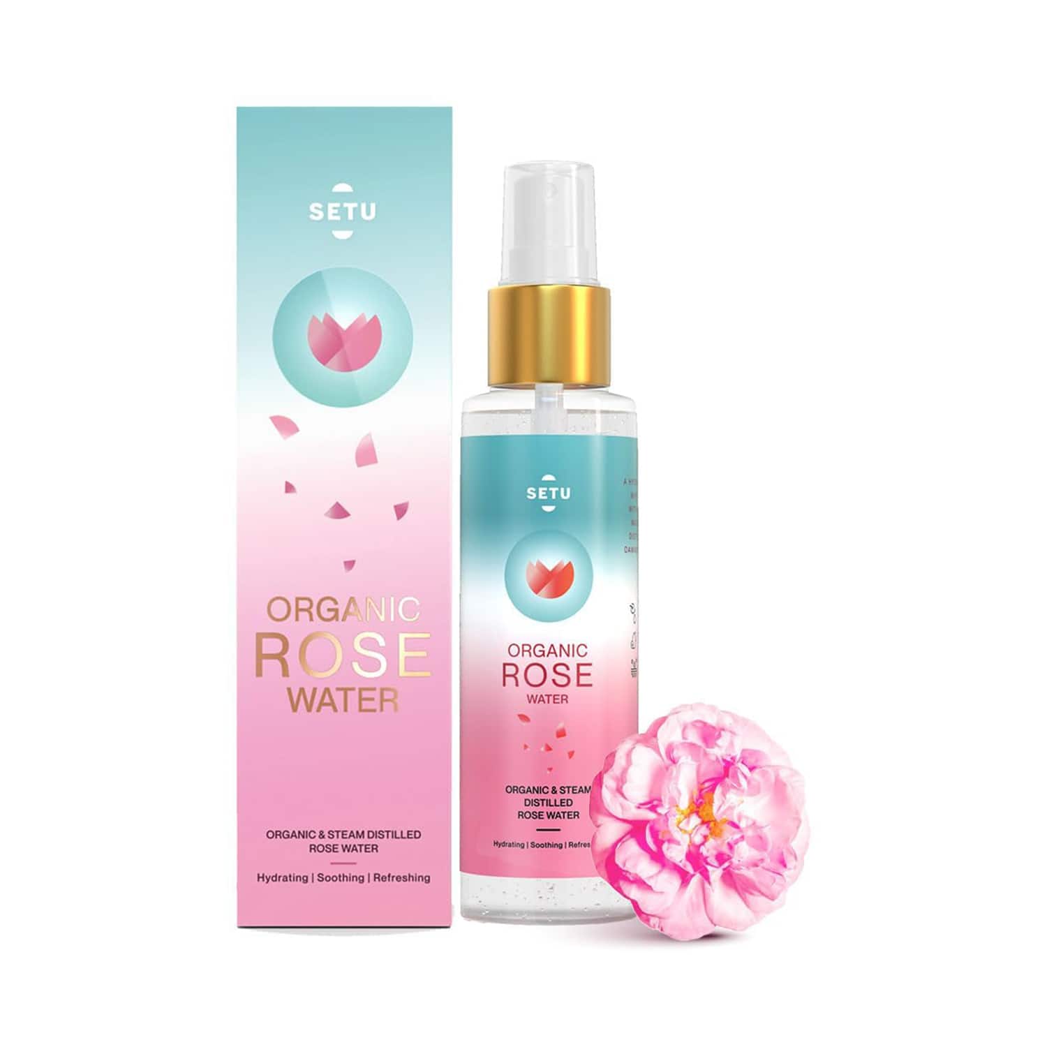 Setu | Setu Organic Rose Water/Gulab Jal Spray (100 ml)