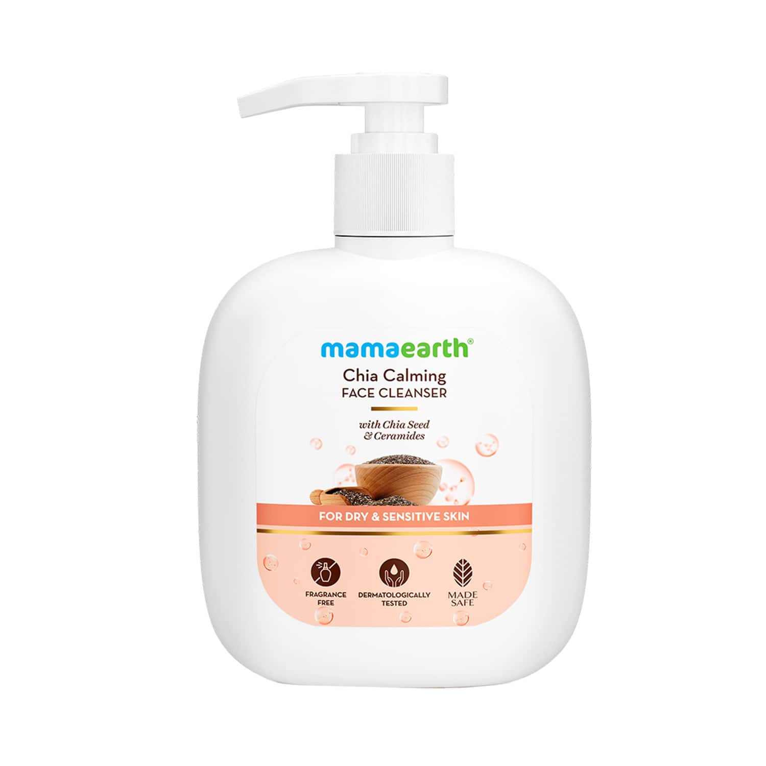 Mamaearth | Mamaearth Chia Calming Face Cleanser with Chia Seed & Ceramides (180 ml)