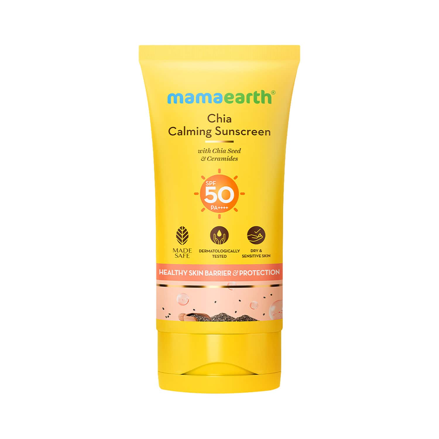 Mamaearth | Mamaearth Chia Calming Sunscreen with Chia Seed and Ceramides (50 g)