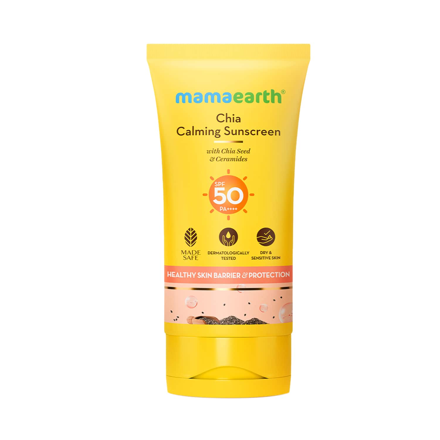 Mamaearth | Mamaearth Chia Calming Sunscreen with Chia Seed and Ceramides (50 g)