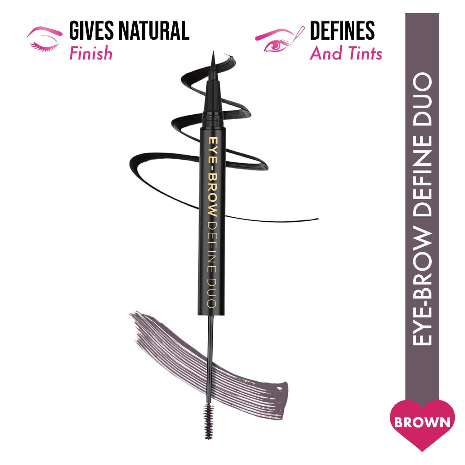 Insight Cosmetics | Insight Cosmetics Eyebrow Define Duo 2-In-1 - Brown (2.5 g)