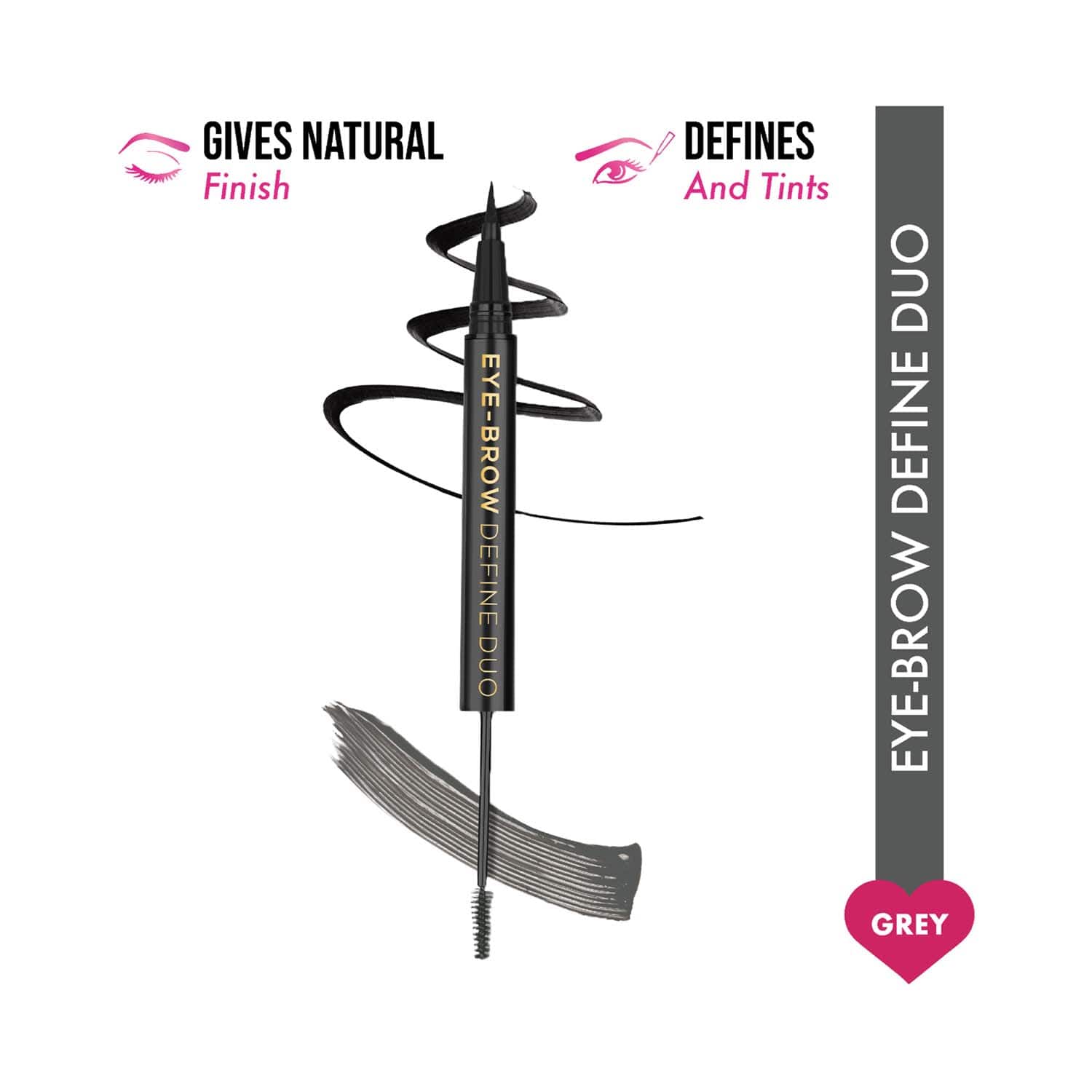 Insight Cosmetics | Insight Cosmetics Eyebrow Define Duo 2-In-1 - Grey (2.5 g)