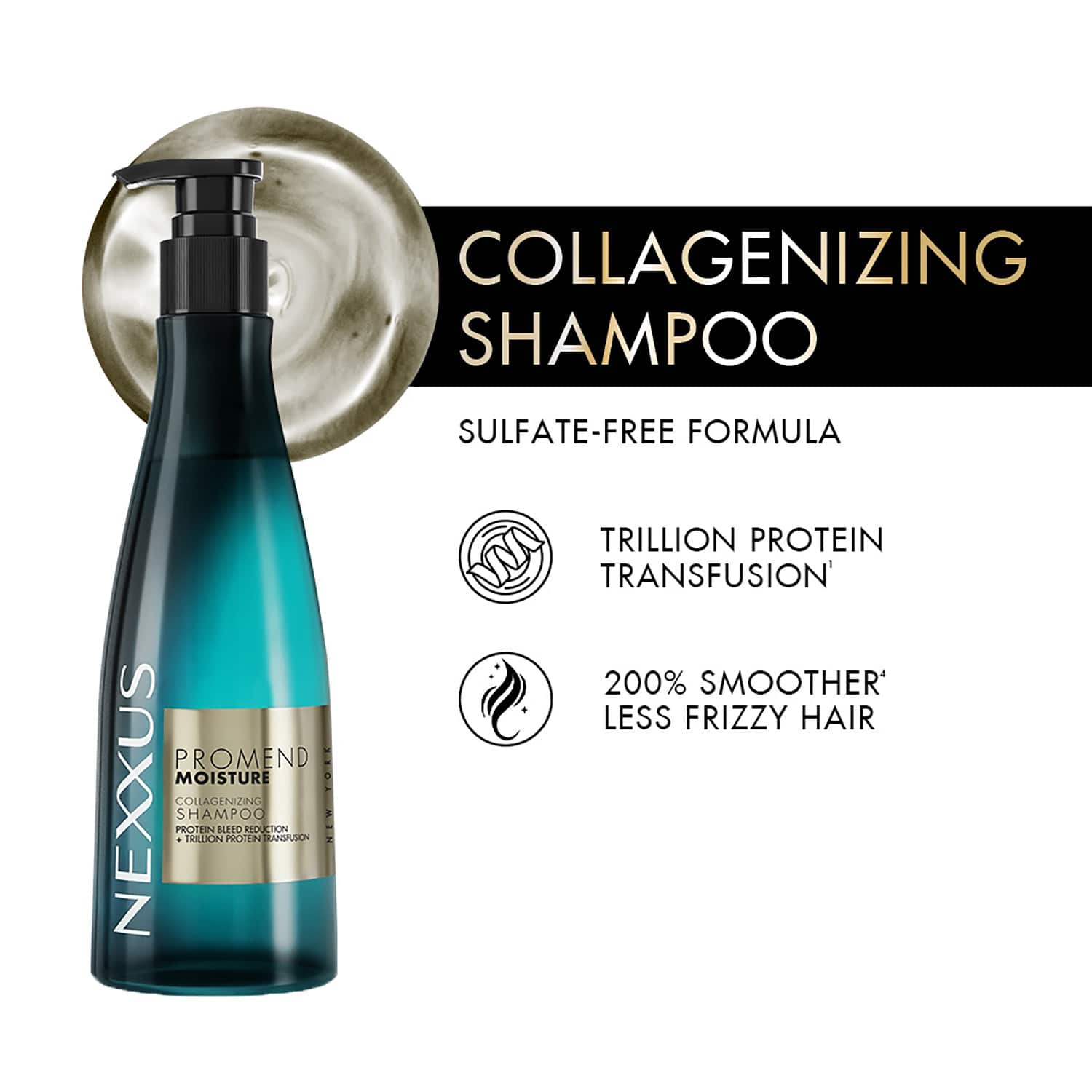 Nexxus | Nexxus Promend Moisture Collagenizing Shampoo for Dry Hair (250 ml)