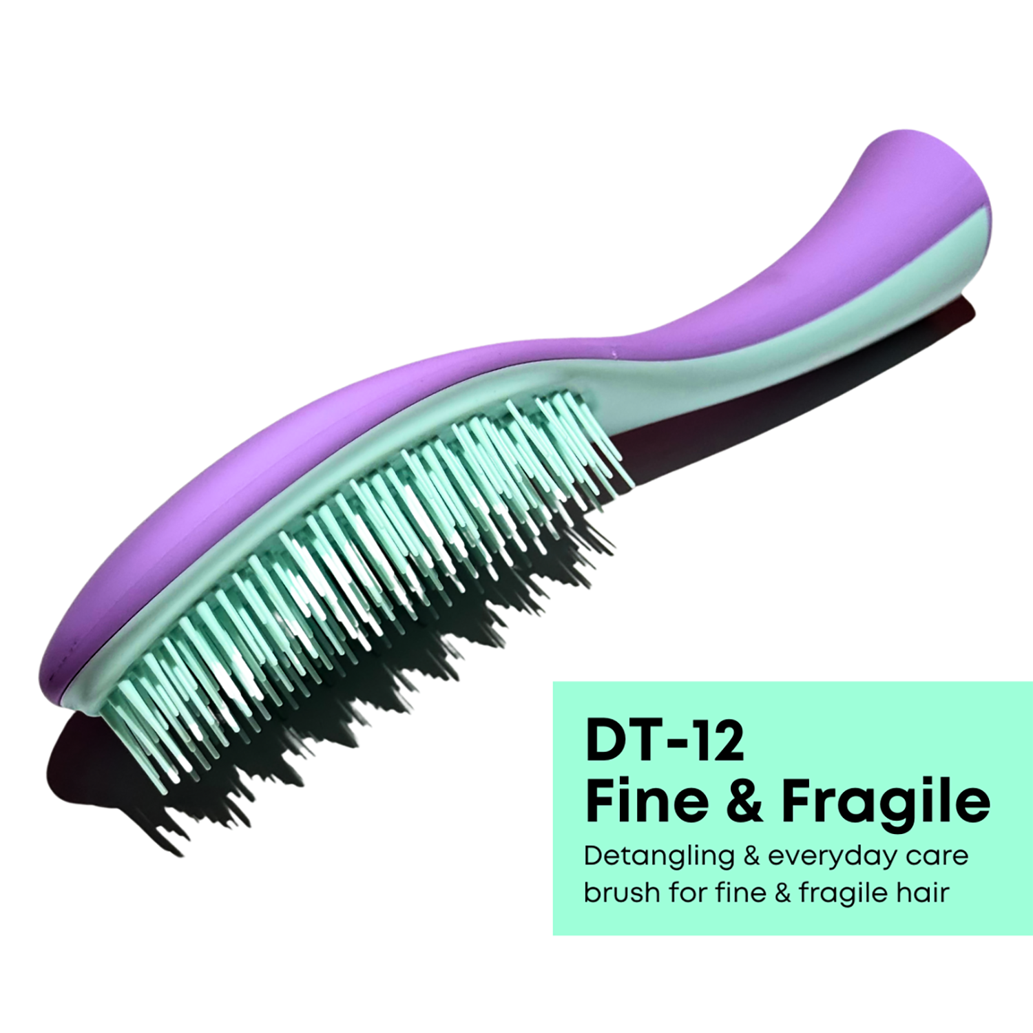 Alan Truman | Alan Truman Dt-12 Fine & Fragile Detangling & Everyday Care Brush - Purple